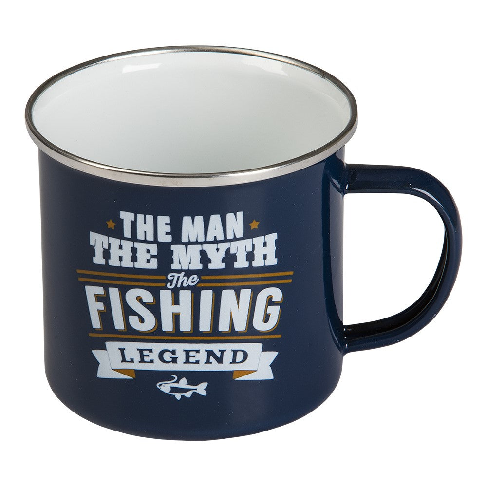 Metall mugg - The Fishing Legend