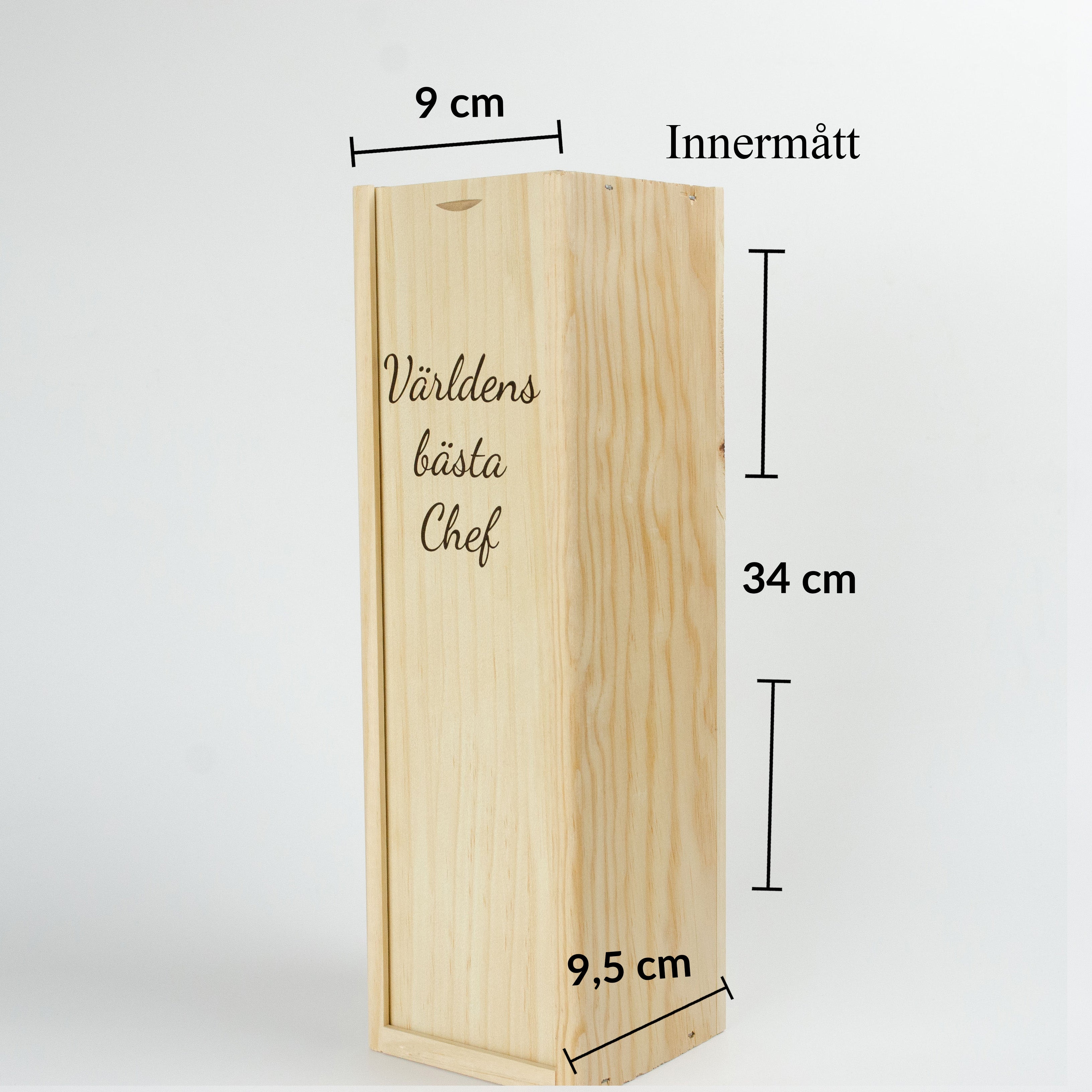 Present till chefen | Vinlåda i trä | Världens bästa chef