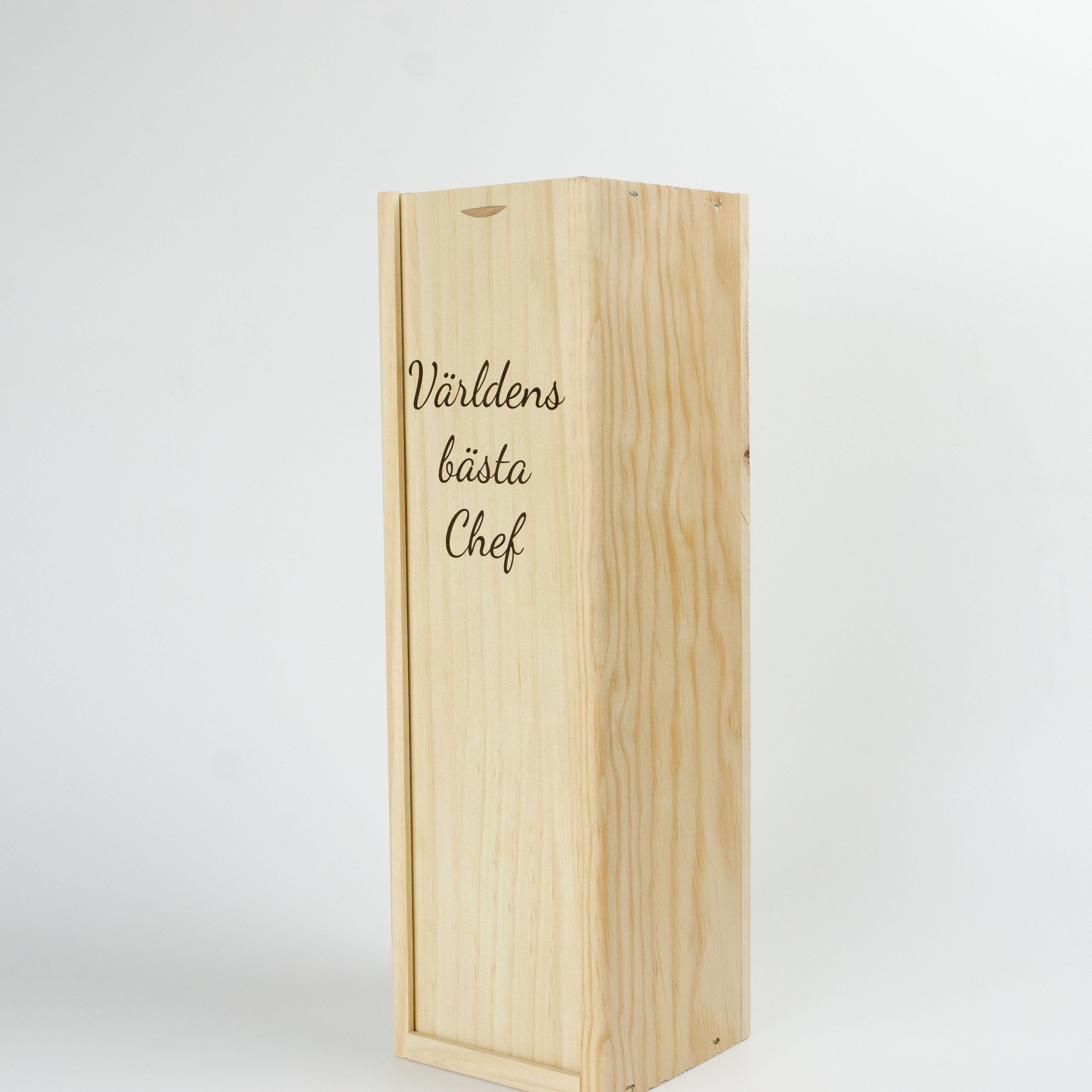 Present till chefen | Vinlåda i trä | Världens bästa chef