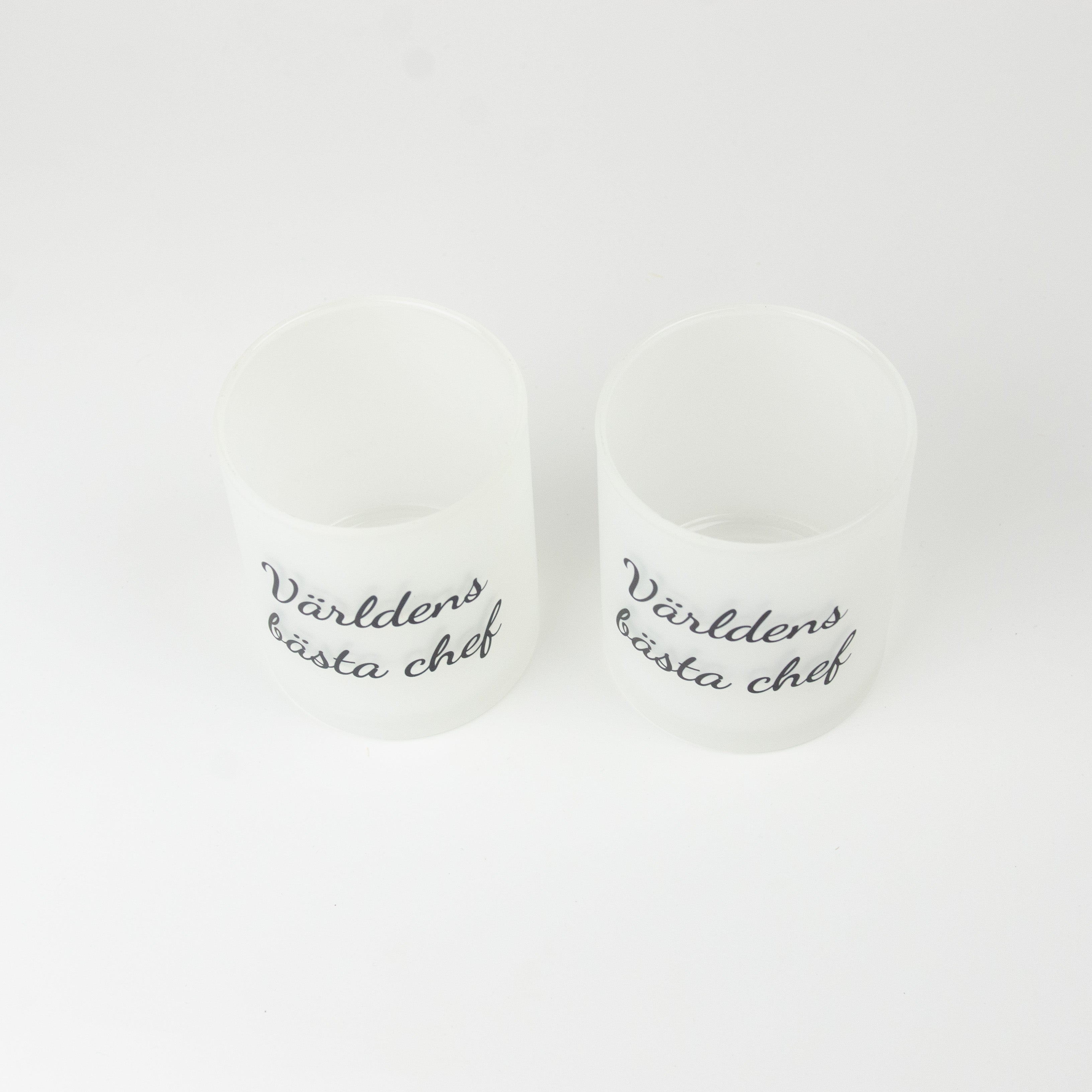 Ljuslykta till chef | Världens bästa chef | 2-pack