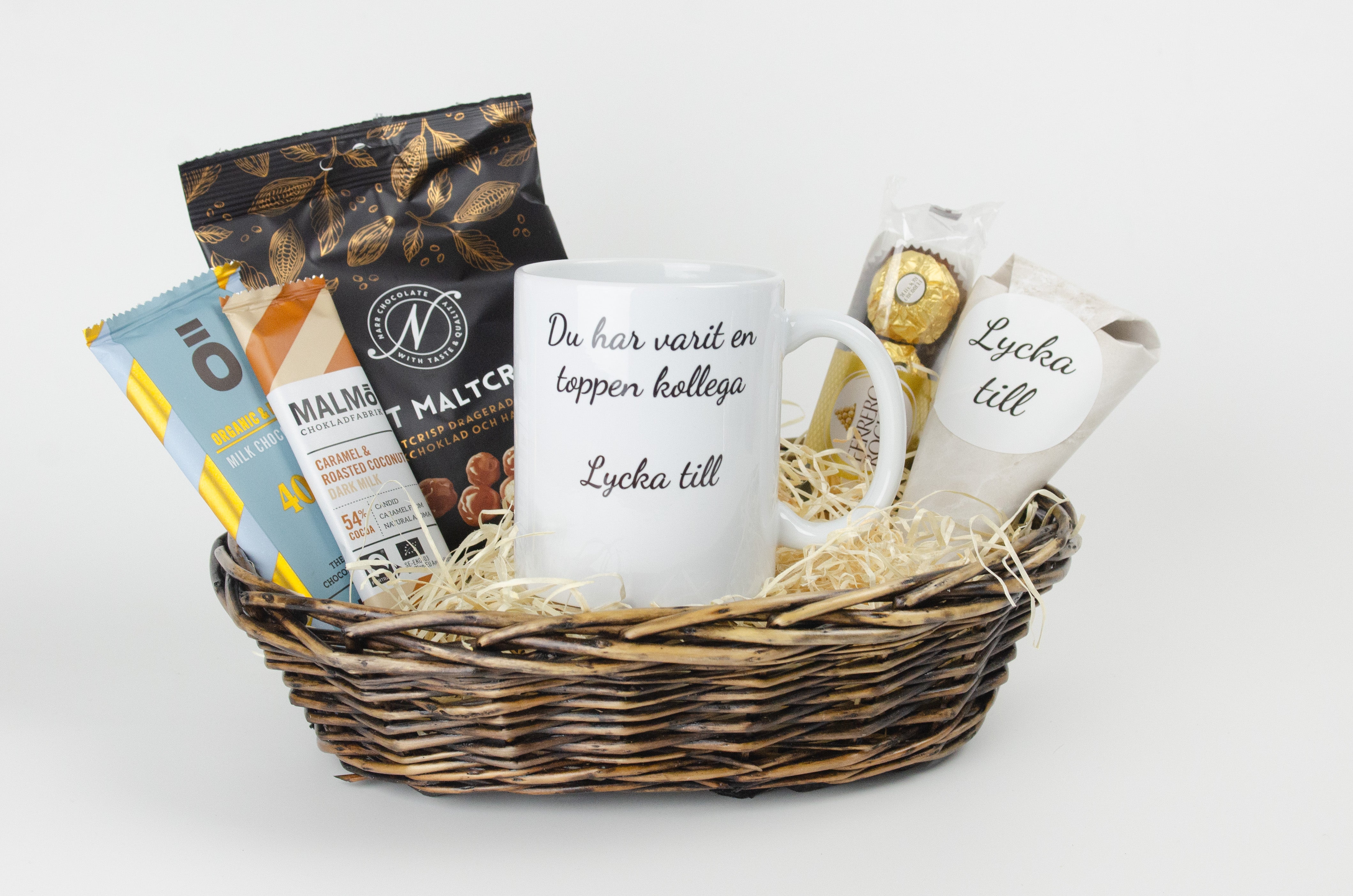 Present till kollega | Du har varit en toppen kollega, lycka till | Presentkorg |