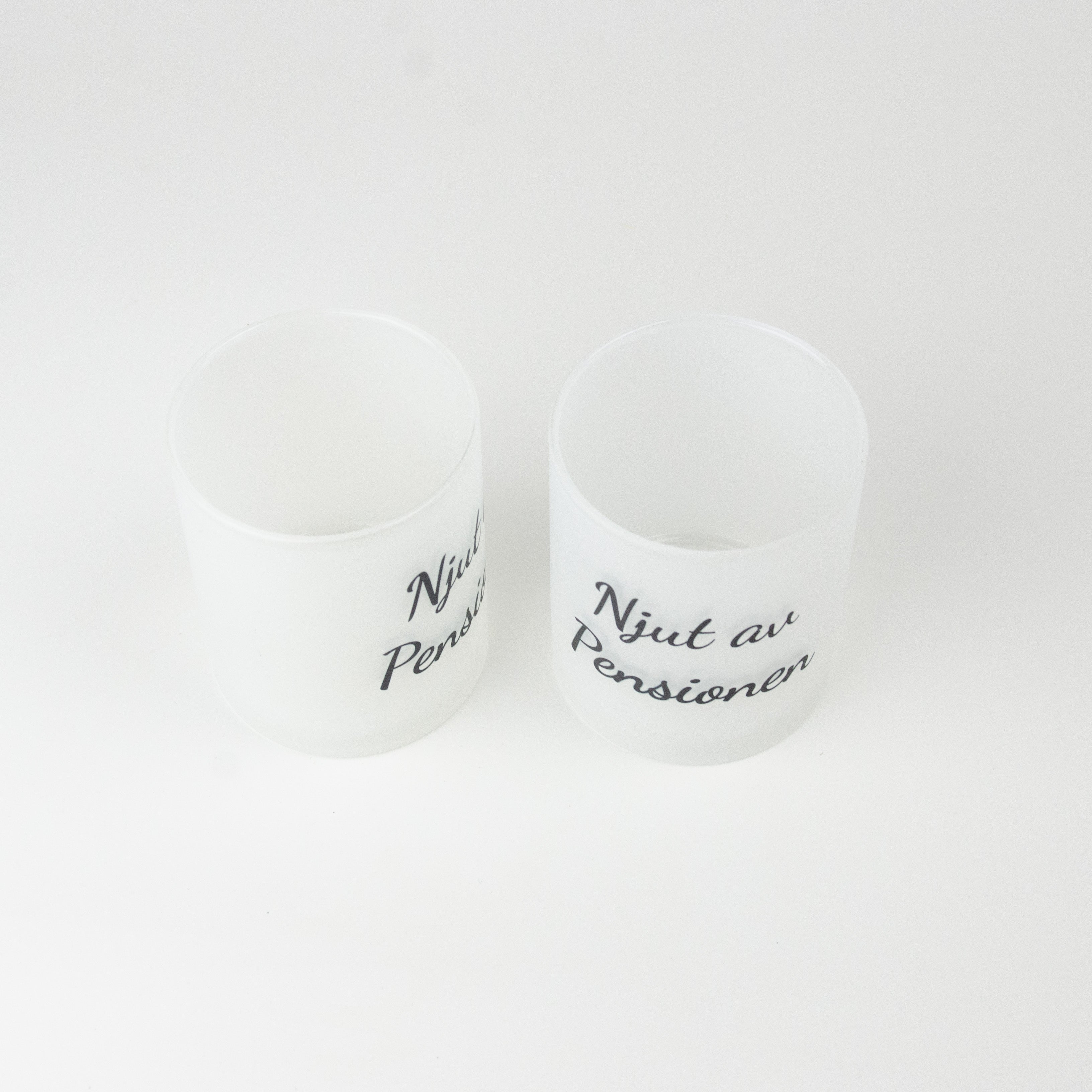 Ljuslykta till pensionär | Njut av pensionen | 2-pack