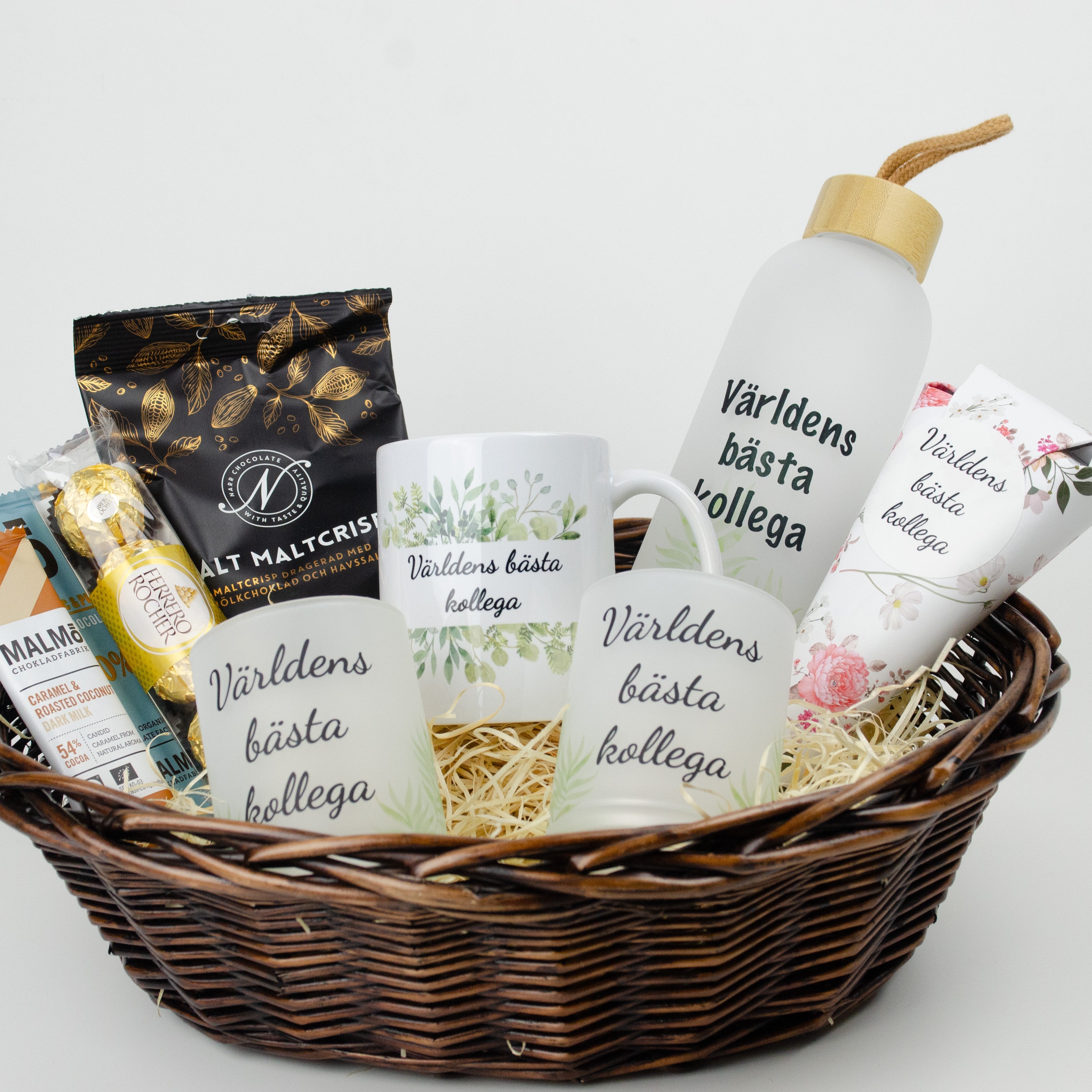 Presentkorg till kollega | Världens bästa kollega | XL-presentkorg