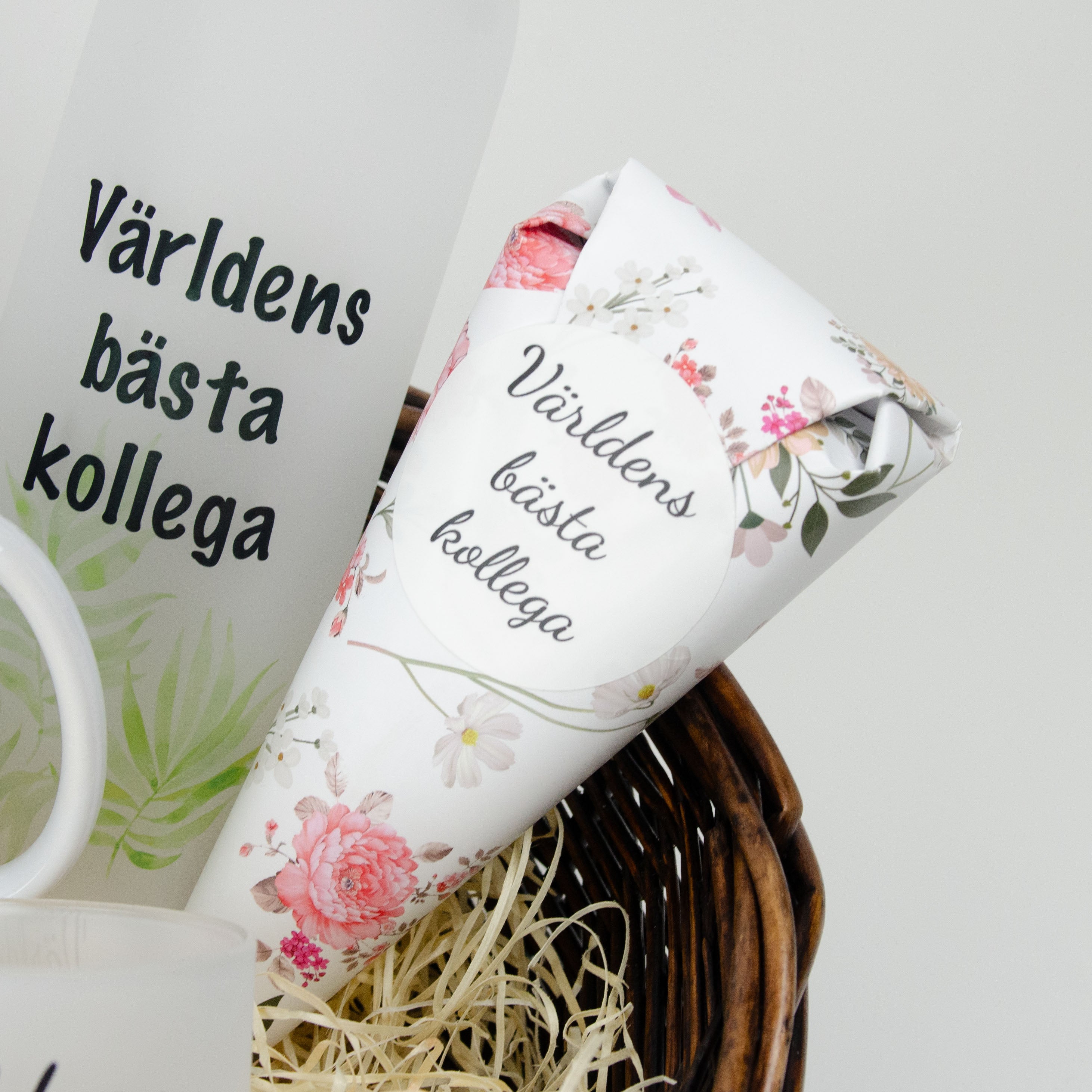 Presentkorg till kollega | Världens bästa kollega | XL-presentkorg