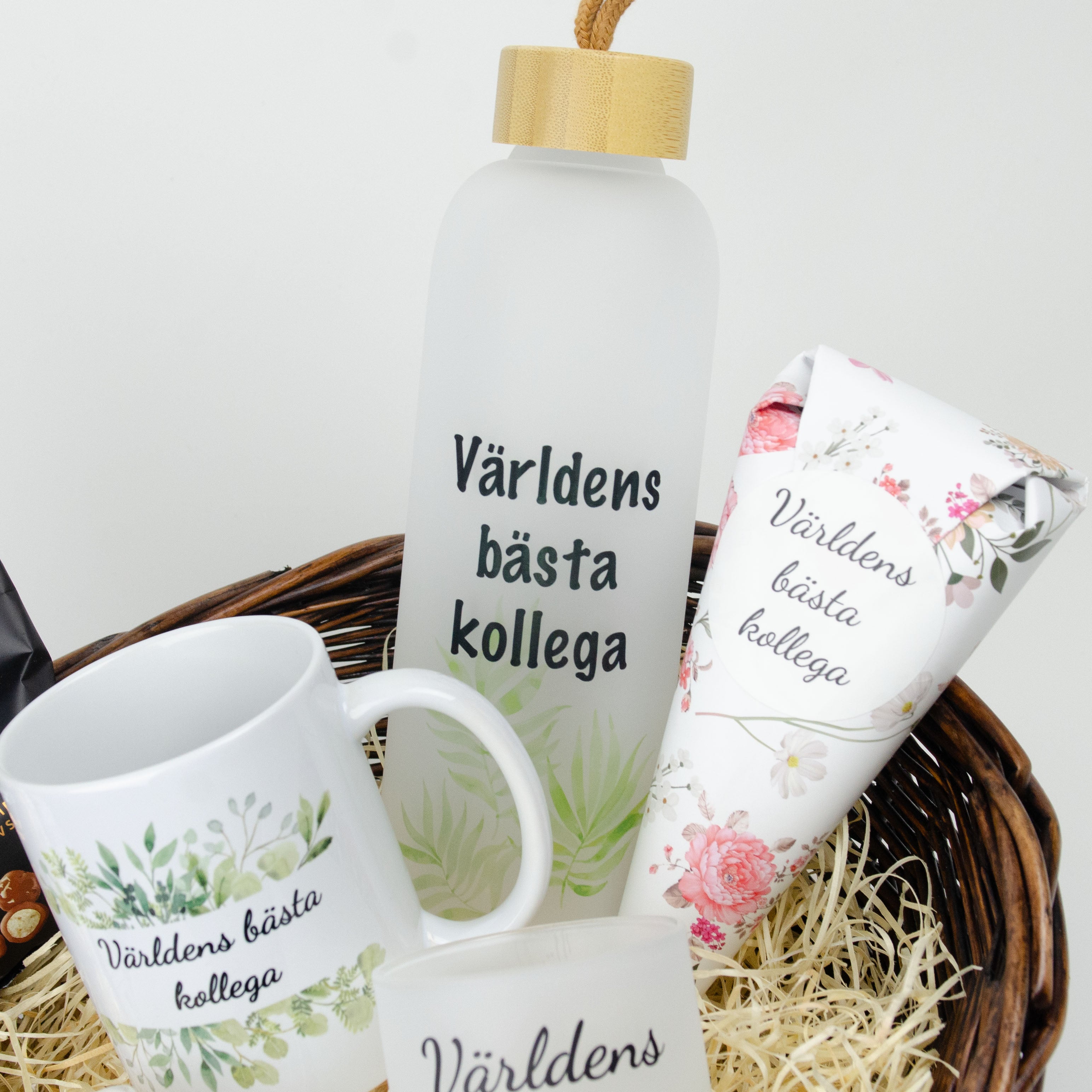 Presentkorg till kollega | Världens bästa kollega | XL-presentkorg