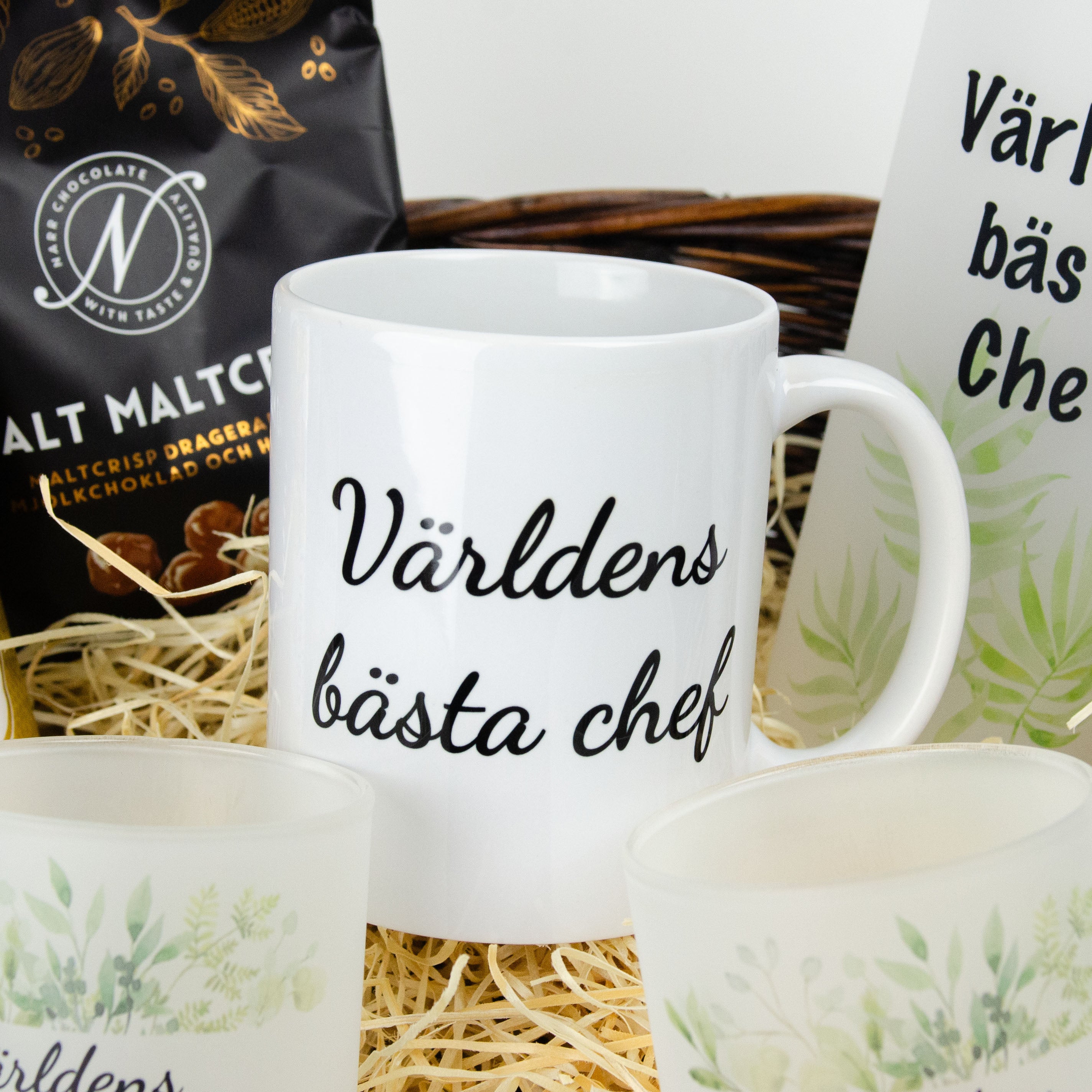 Presentkorg till chefen | Världens bästa chef | XL- Presentkorg