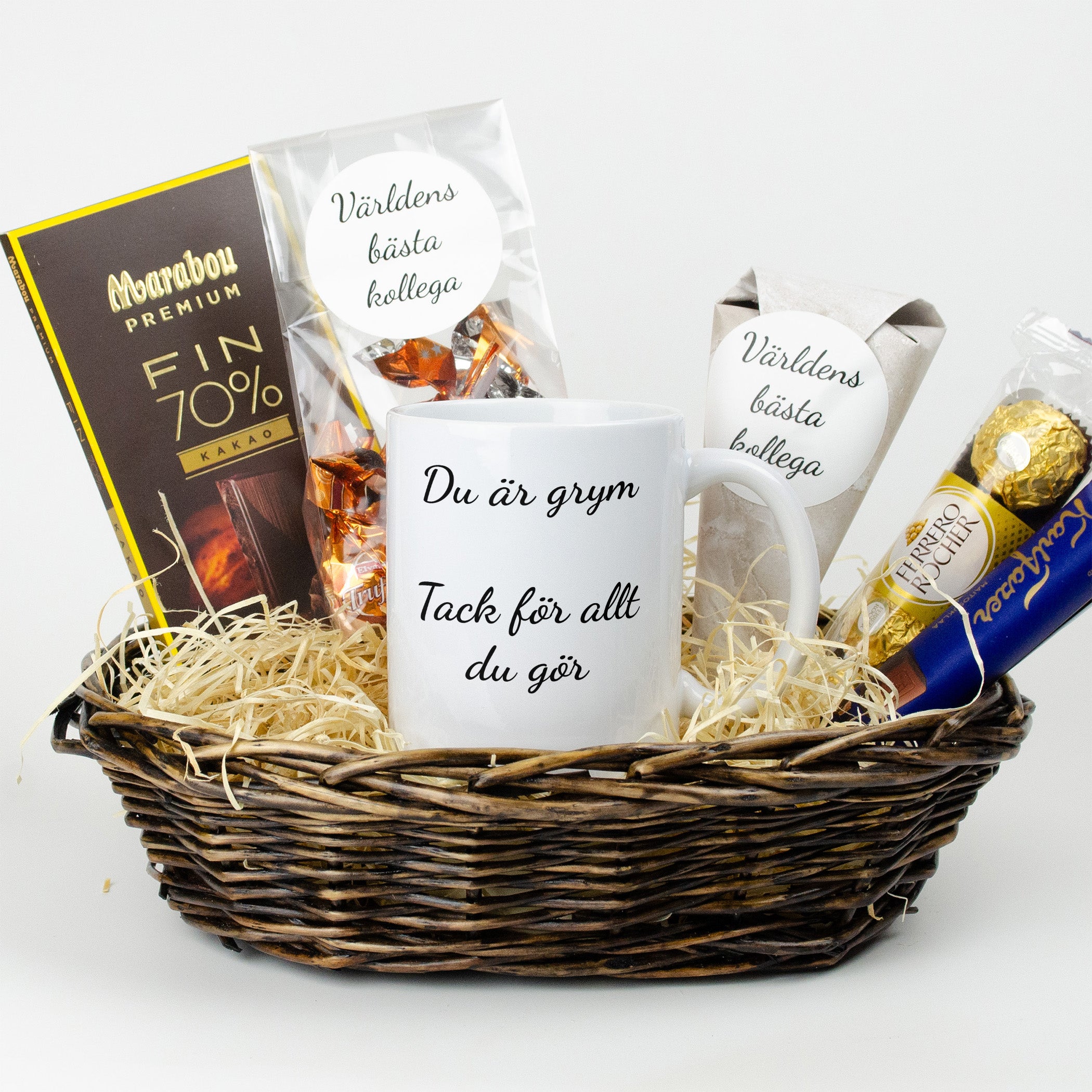 Present till kollega | Du är grym, tack för allt du gör | Presentkorg