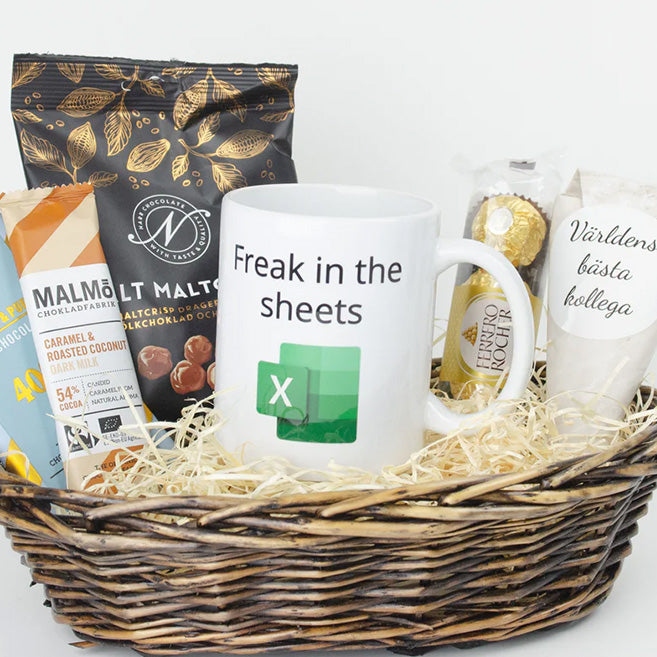 Present till kollega | Freak in the sheets | Presentkorg |