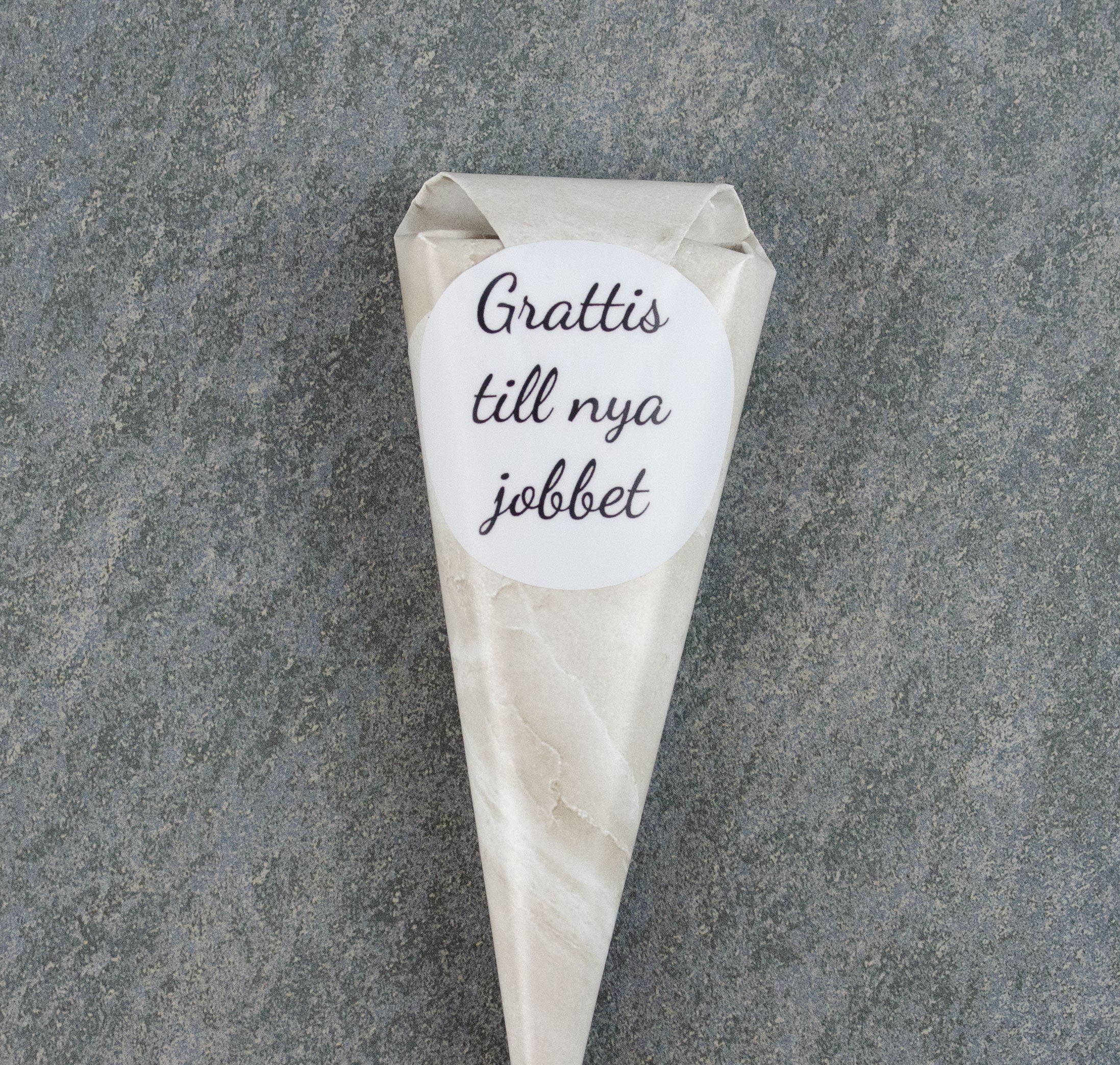 Liten chokladstrut  | Grattis till nya jobbet | Chokladmix