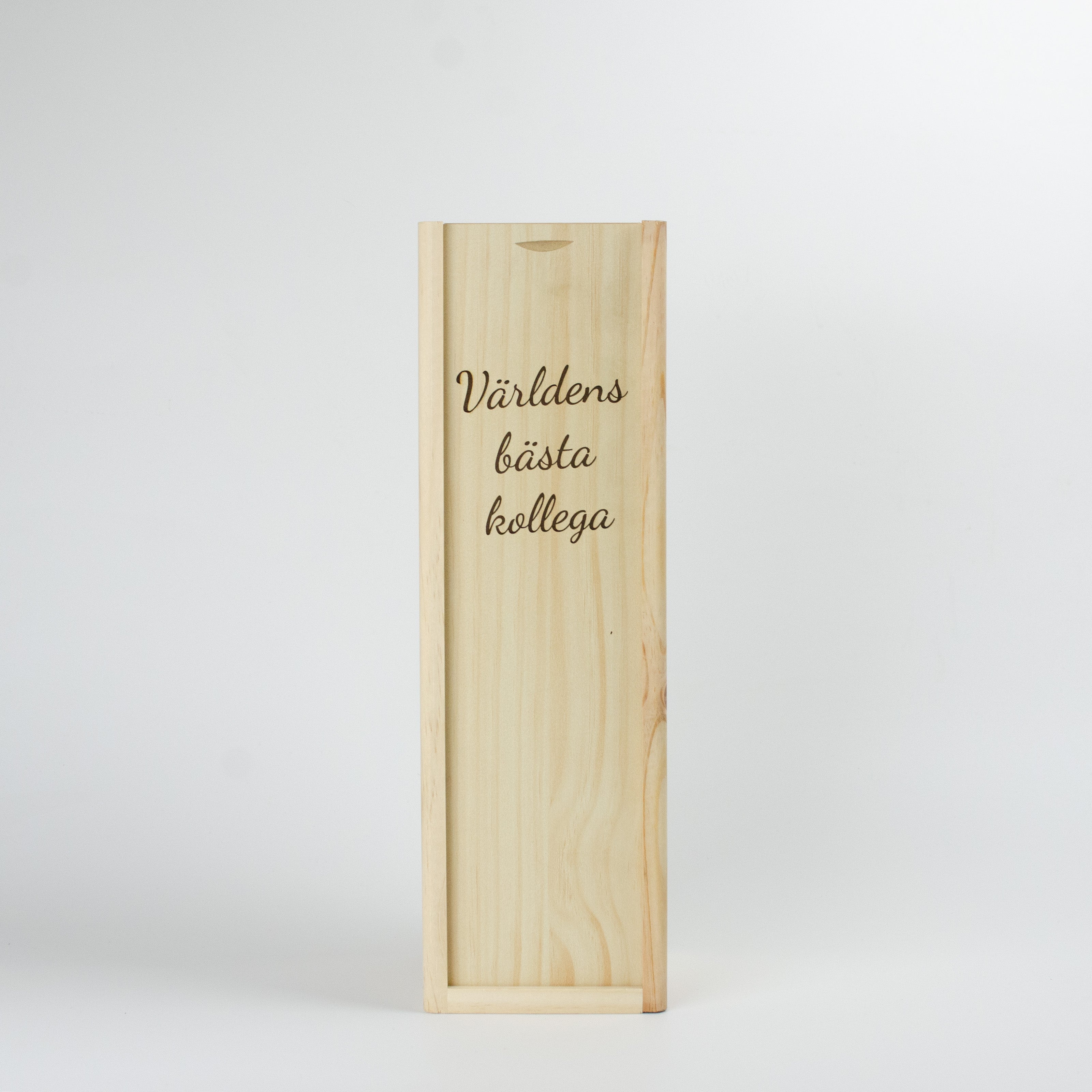Present till kollega | Vinlåda i trä | Världens bästa kollega