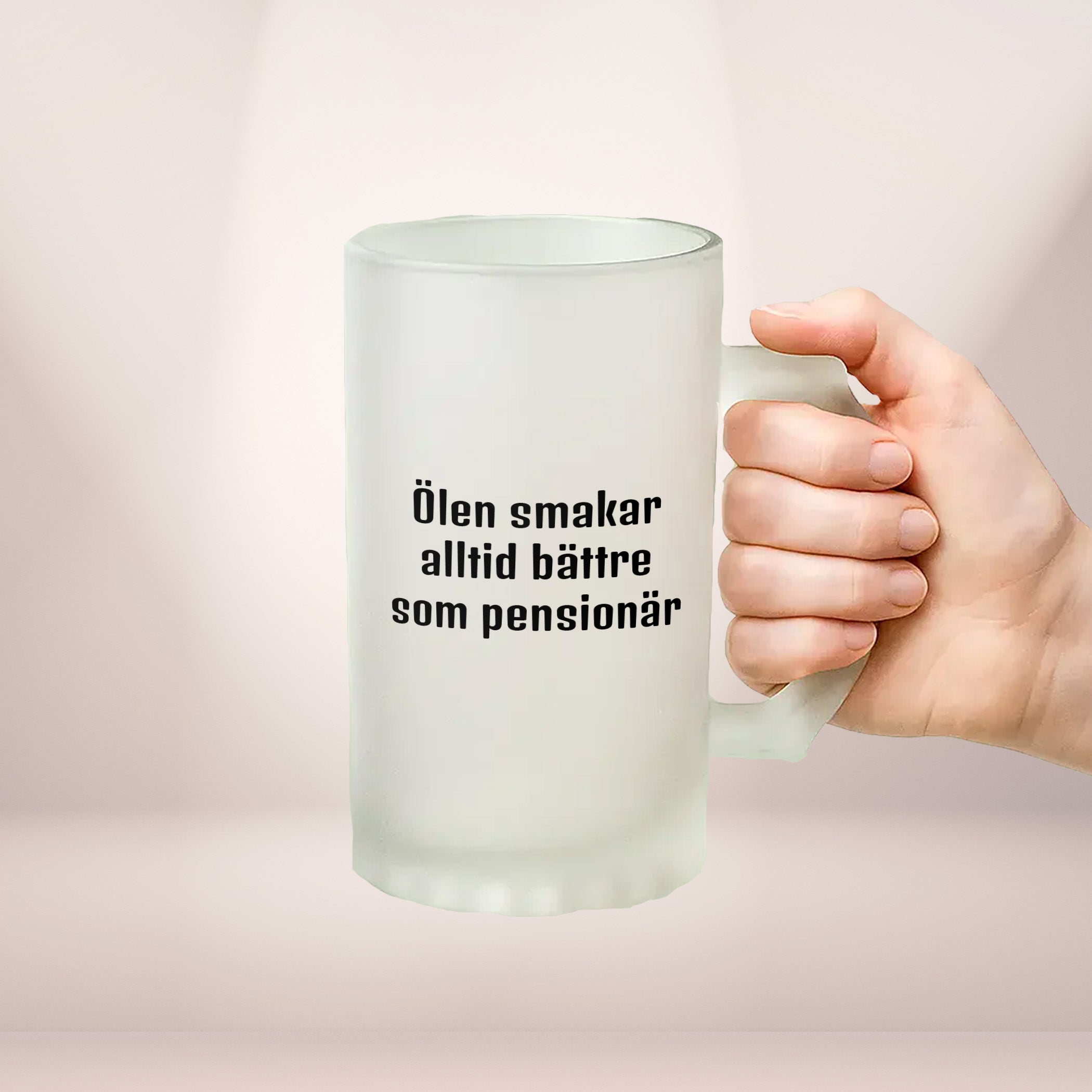Ölen smakar alltid bättre som pensionär | Ölglas