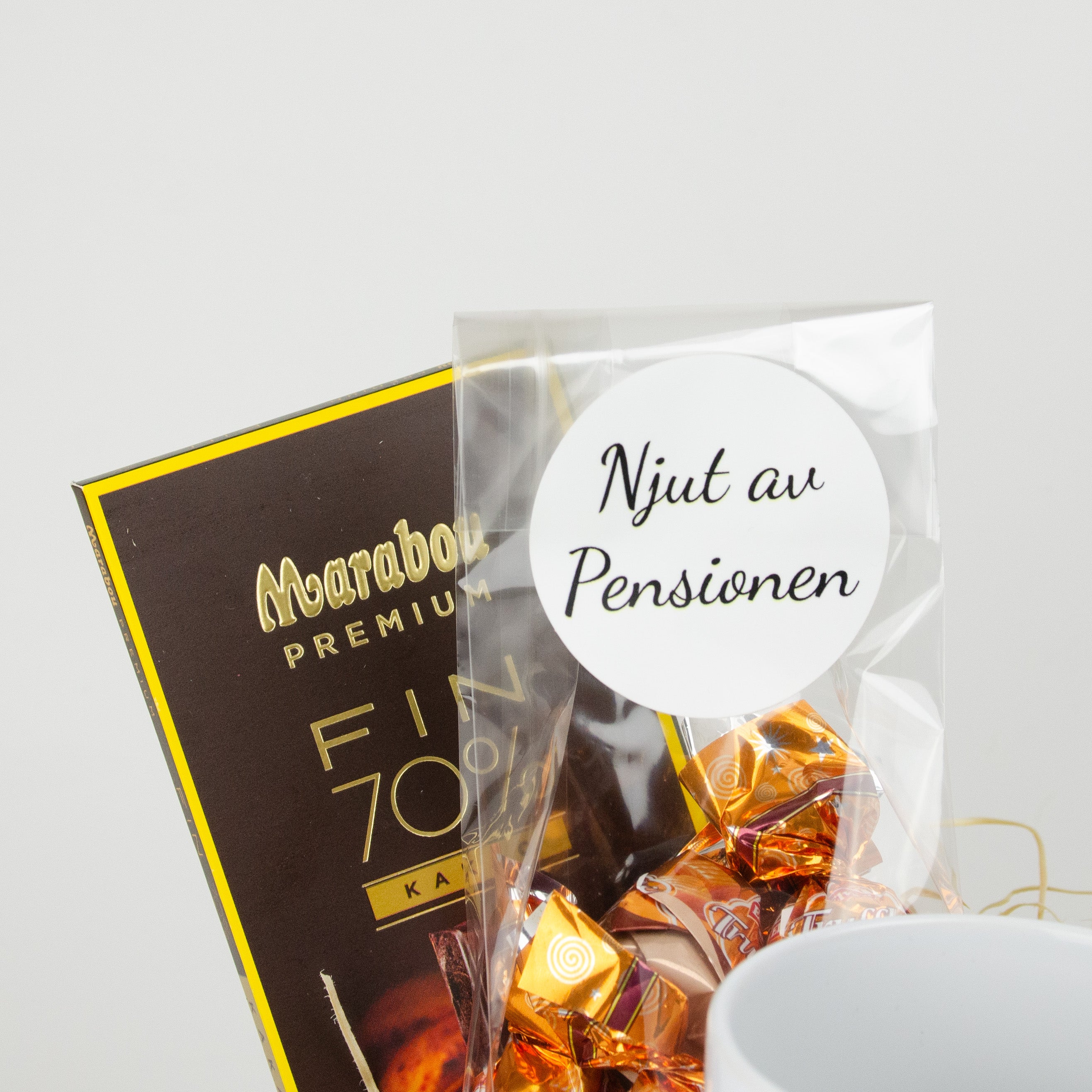 Present till pensionär | Pensionärslivet börjar för dig, mer jobb för oss | Presentkorg |