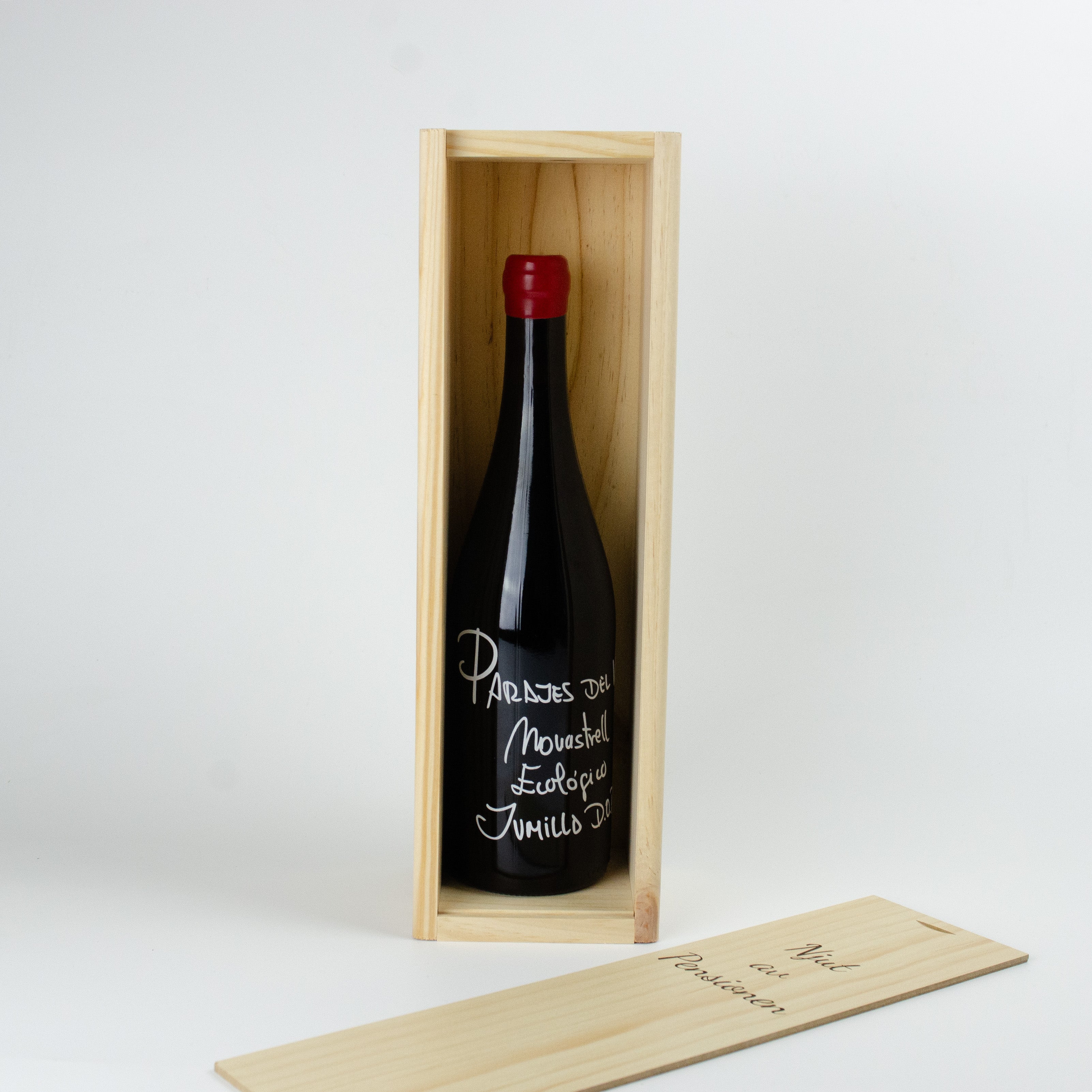 Present till pensionär | Vinlåda i trä | Njut av pensionen