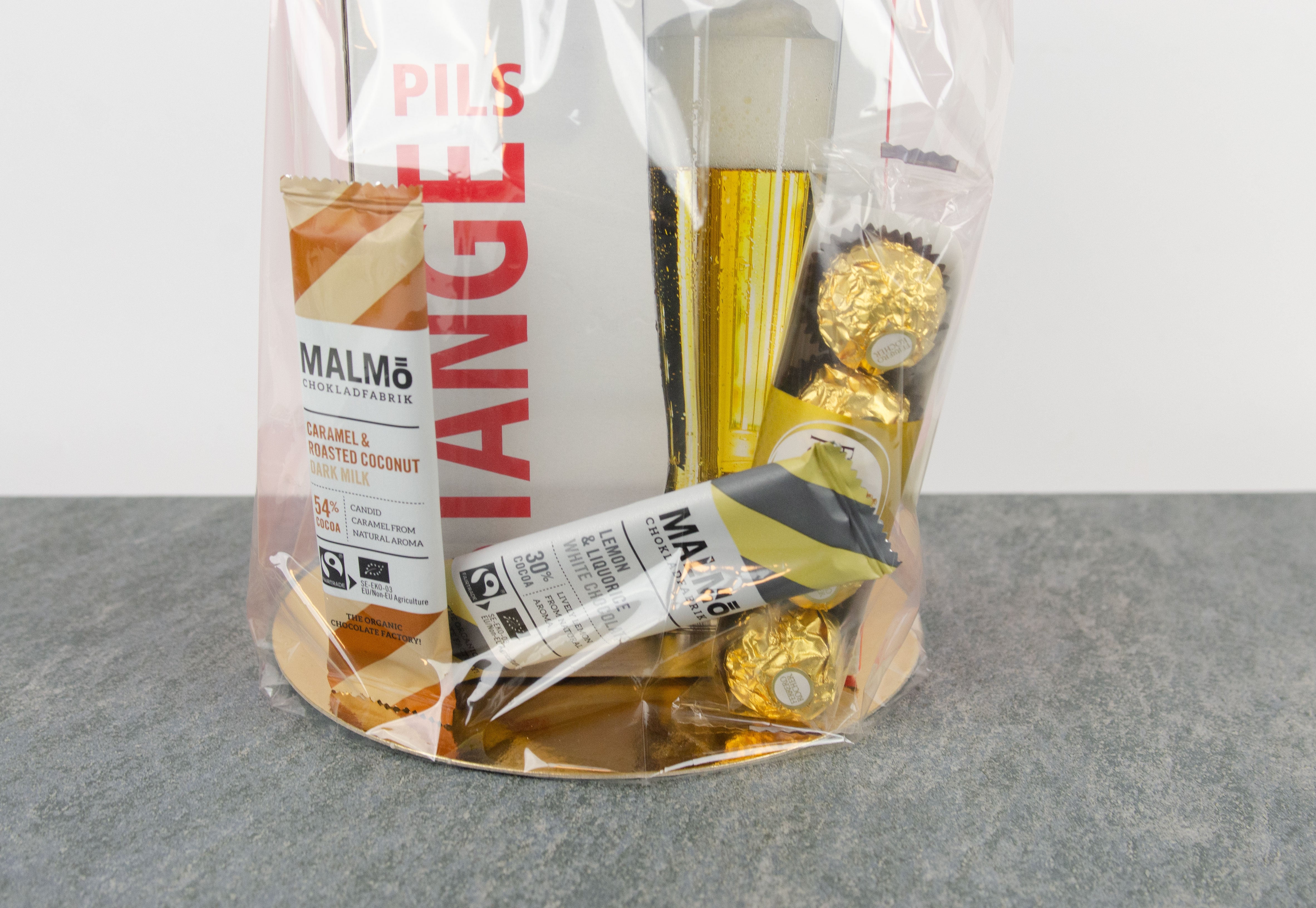 Presentkorg till ölälskaren Pilsner S - Avtackningspresent