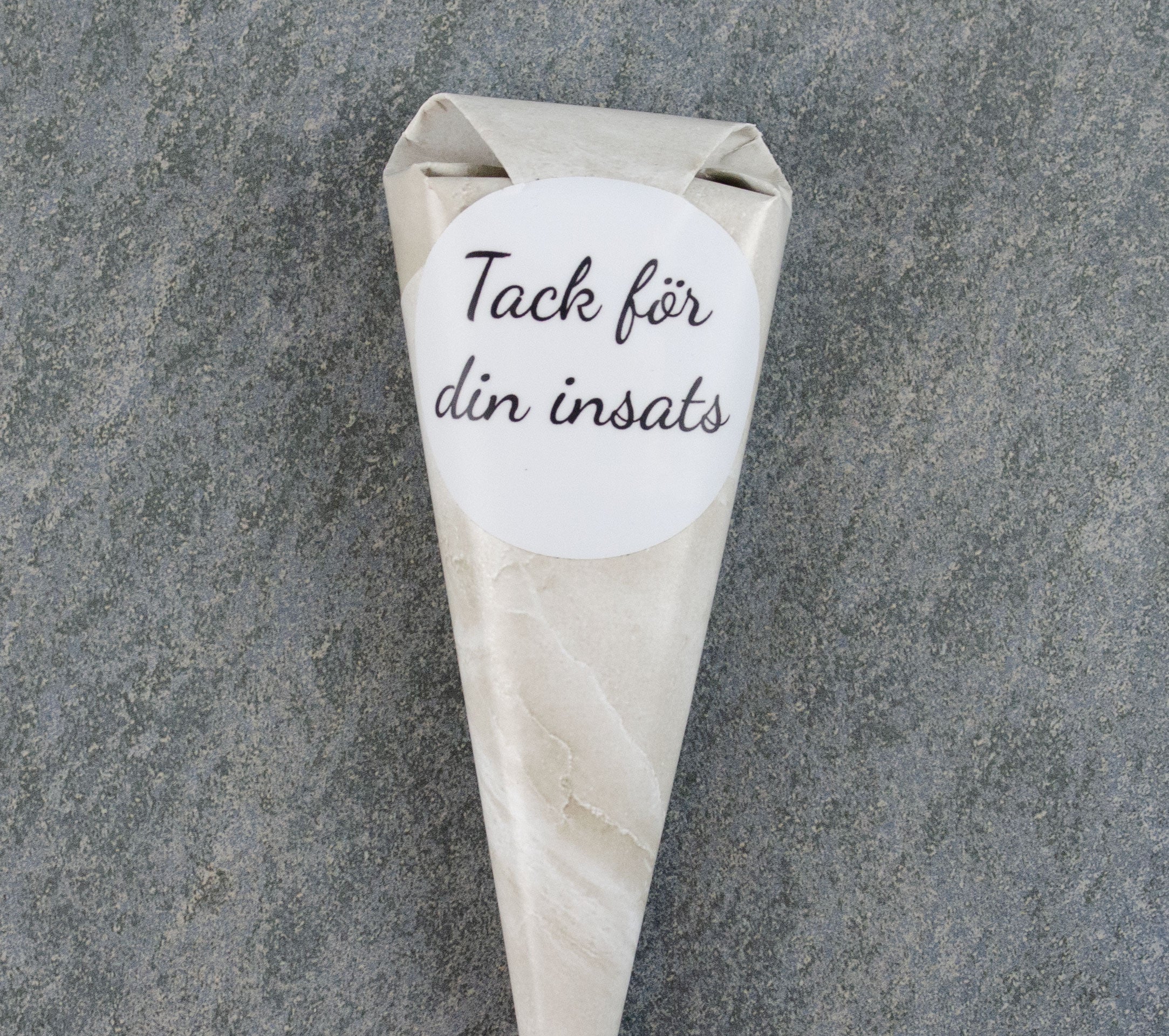 Liten chokladstrut | Tack för din insats | Chokladmix