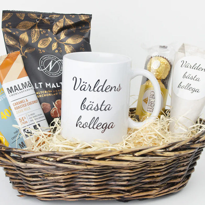 Present till kollega |  Världens bästa kollega | Presentkorg |