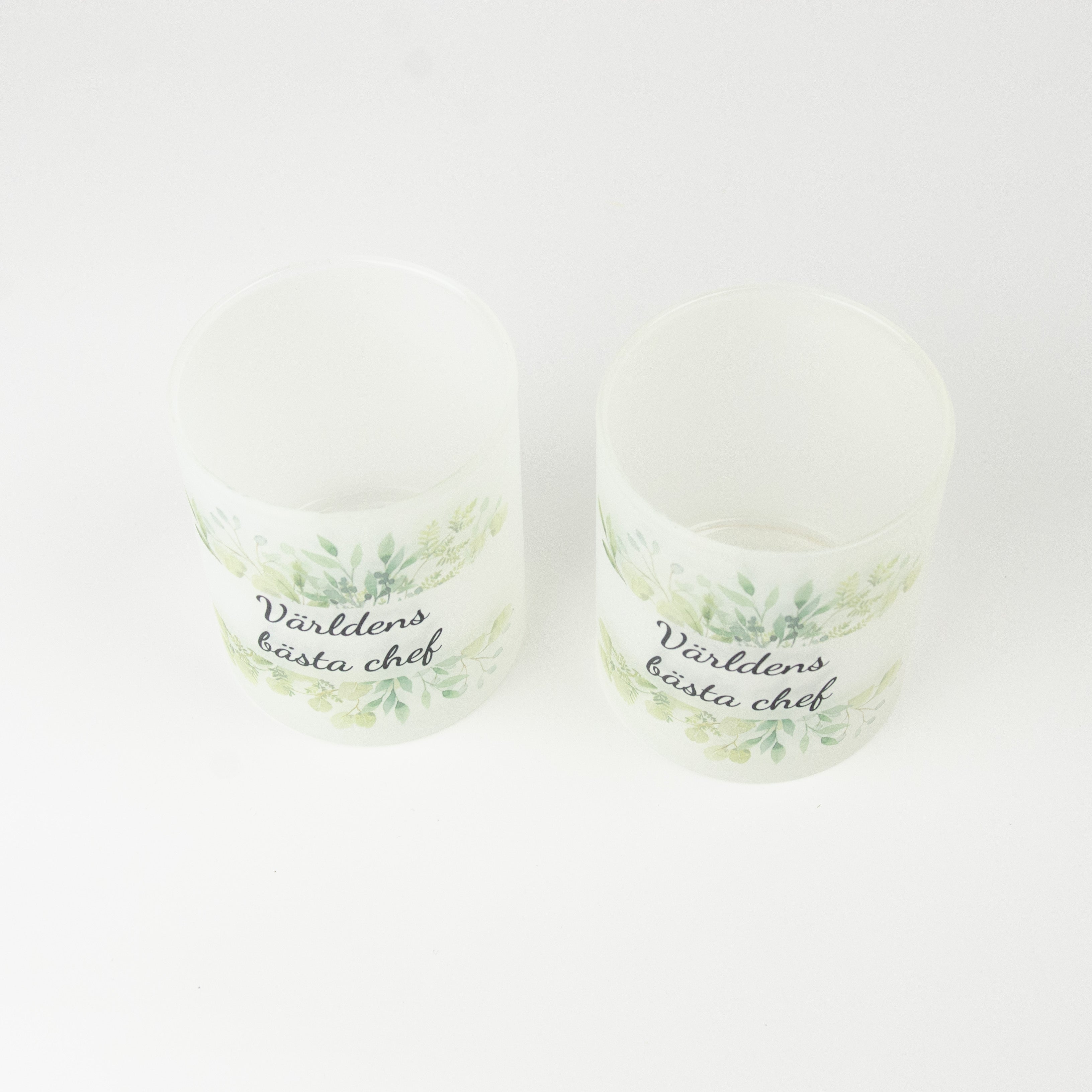 Ljuslykta till chef | Världens bästa chef | 2-pack