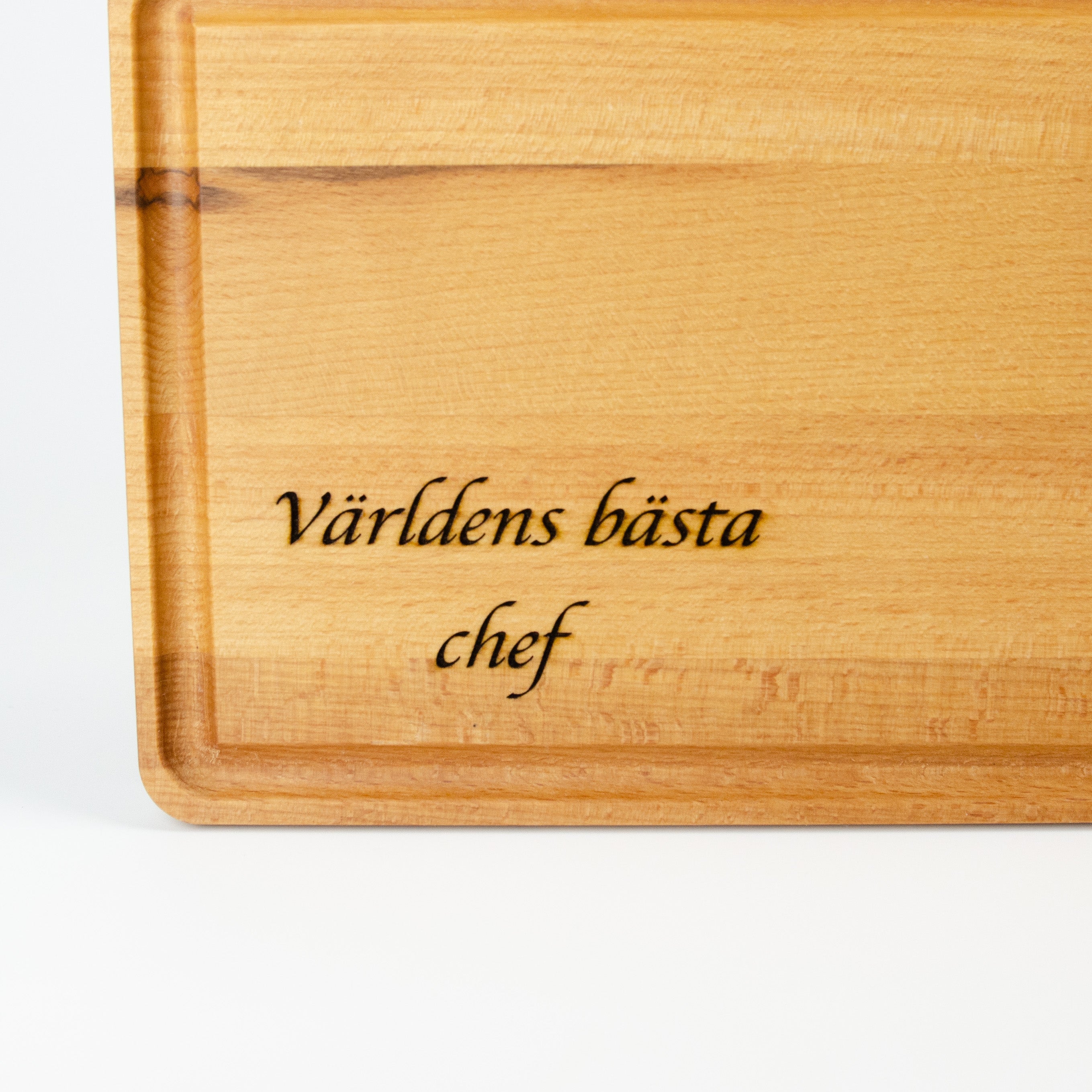 Världens bästa chef | Skärbräda i trä | Present till chef