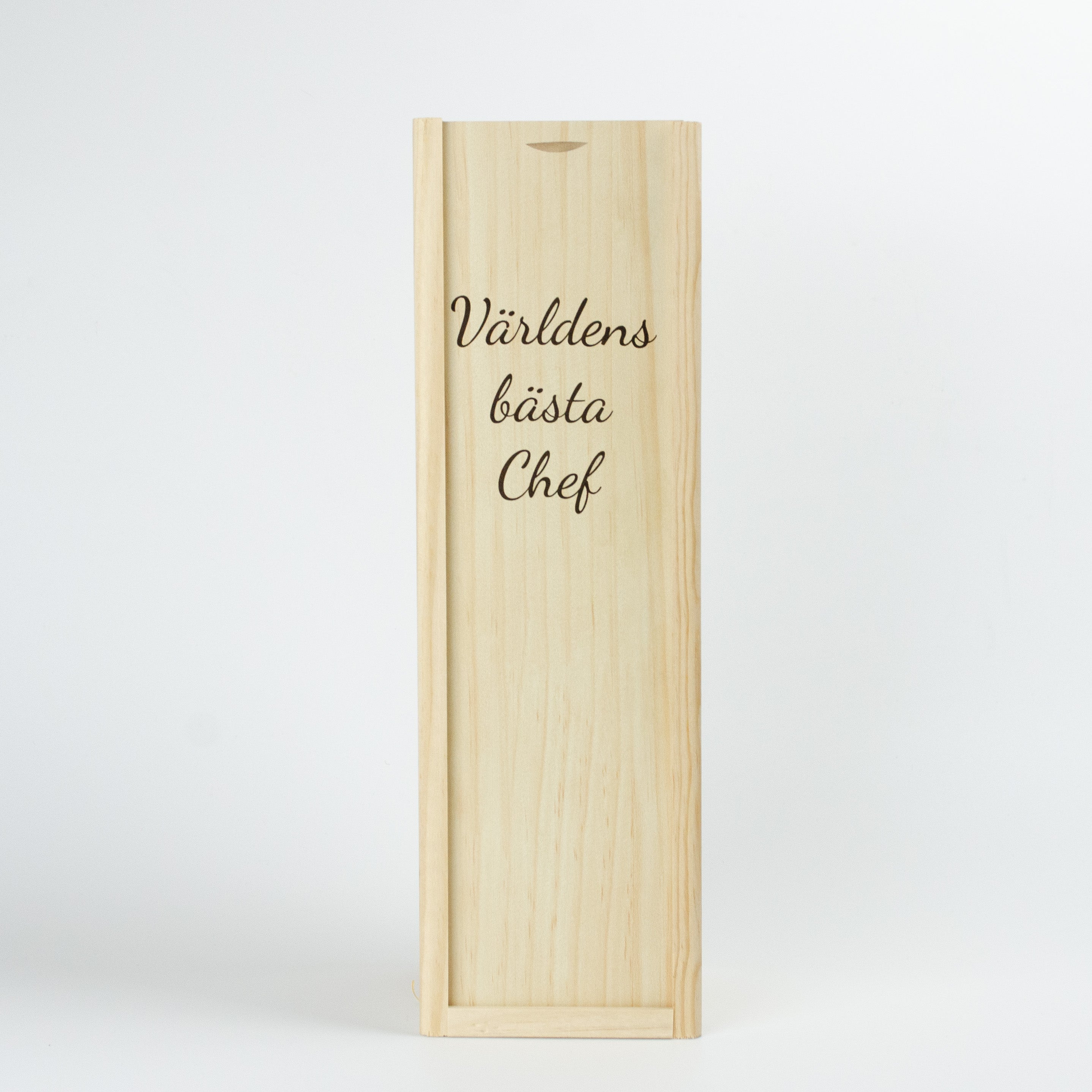 Present till chefen | Vinlåda i trä | Världens bästa chef