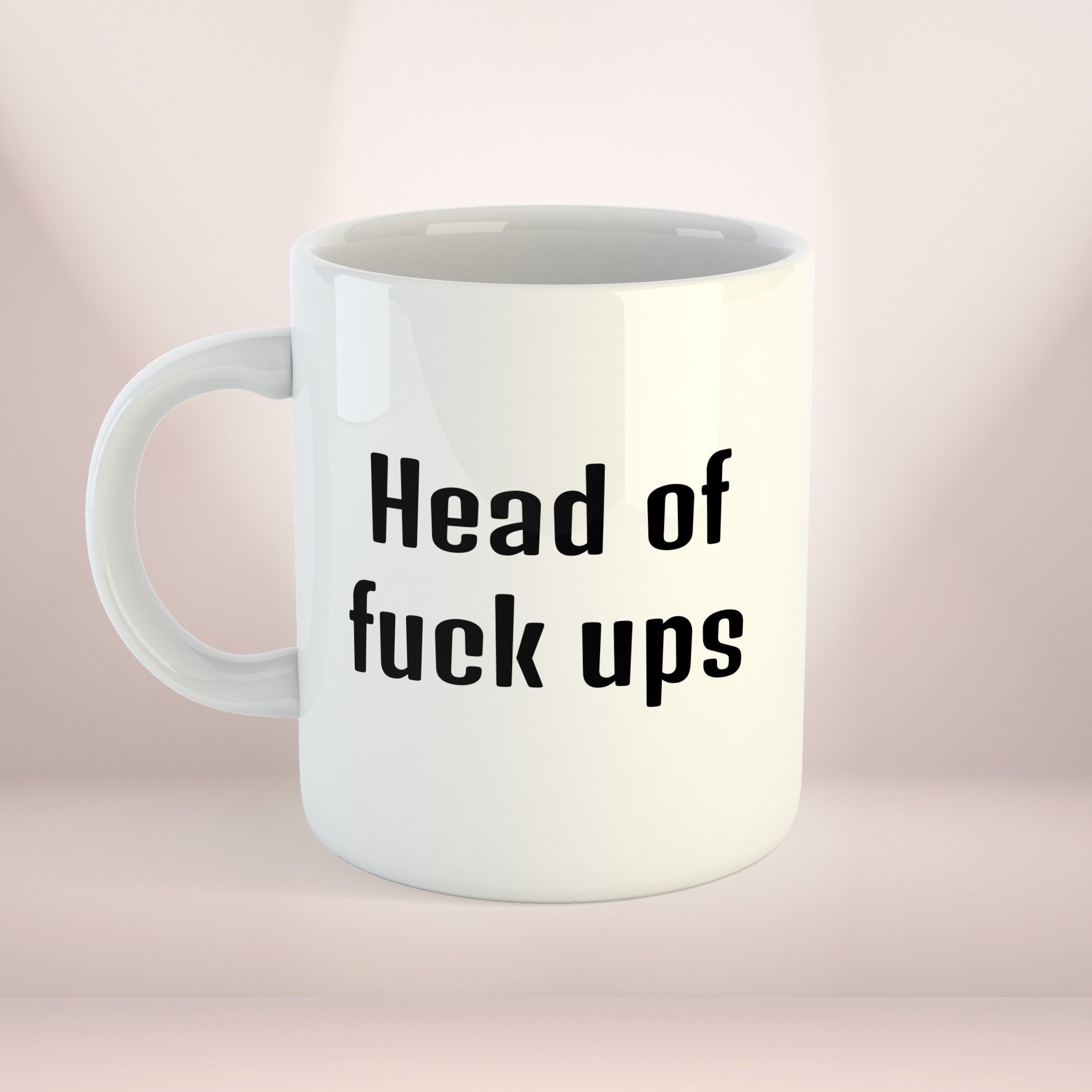 Kaffekopp till kollega | Head of fuck ups