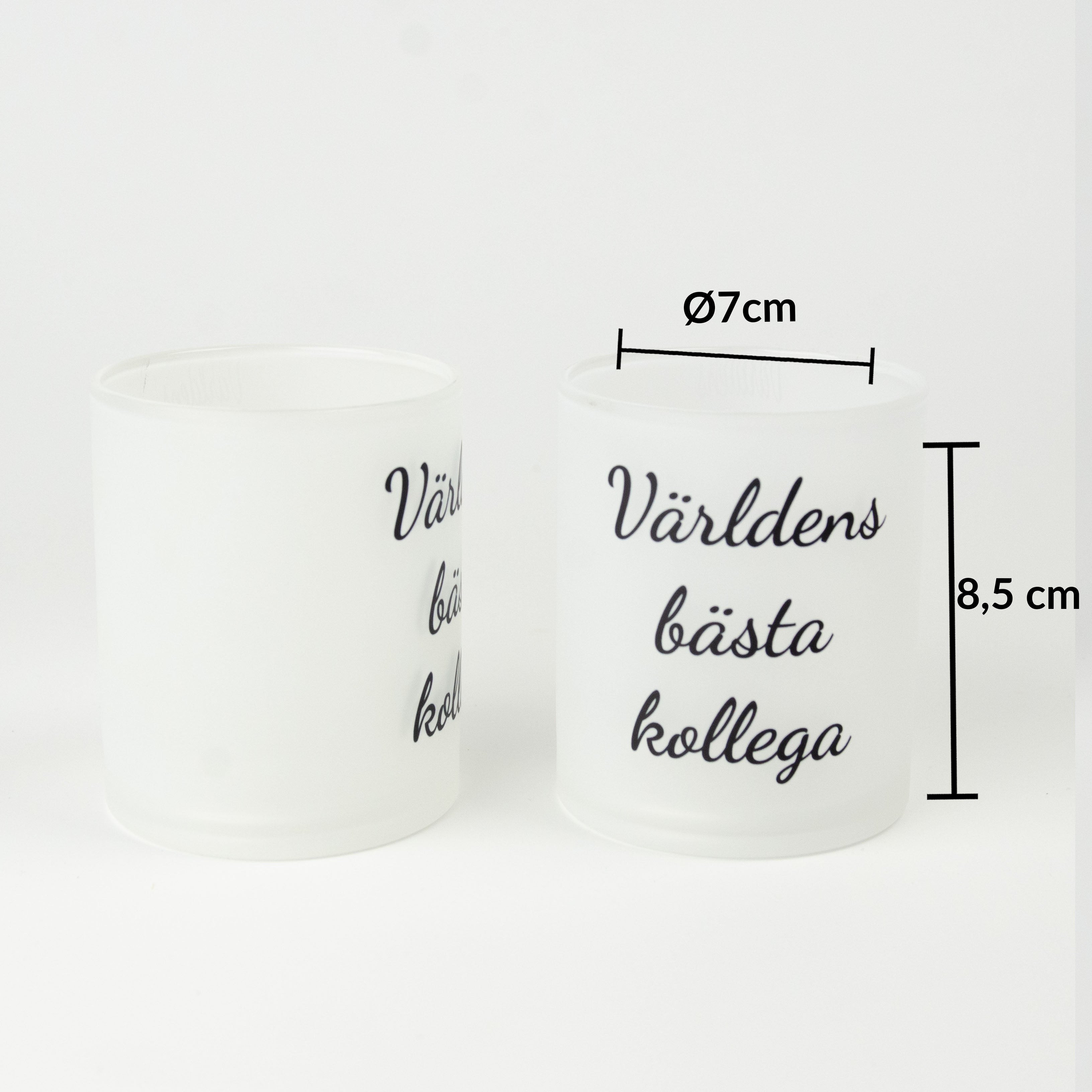 Ljuslykta till kollega  | Världens bästa kollega  | 2-pack