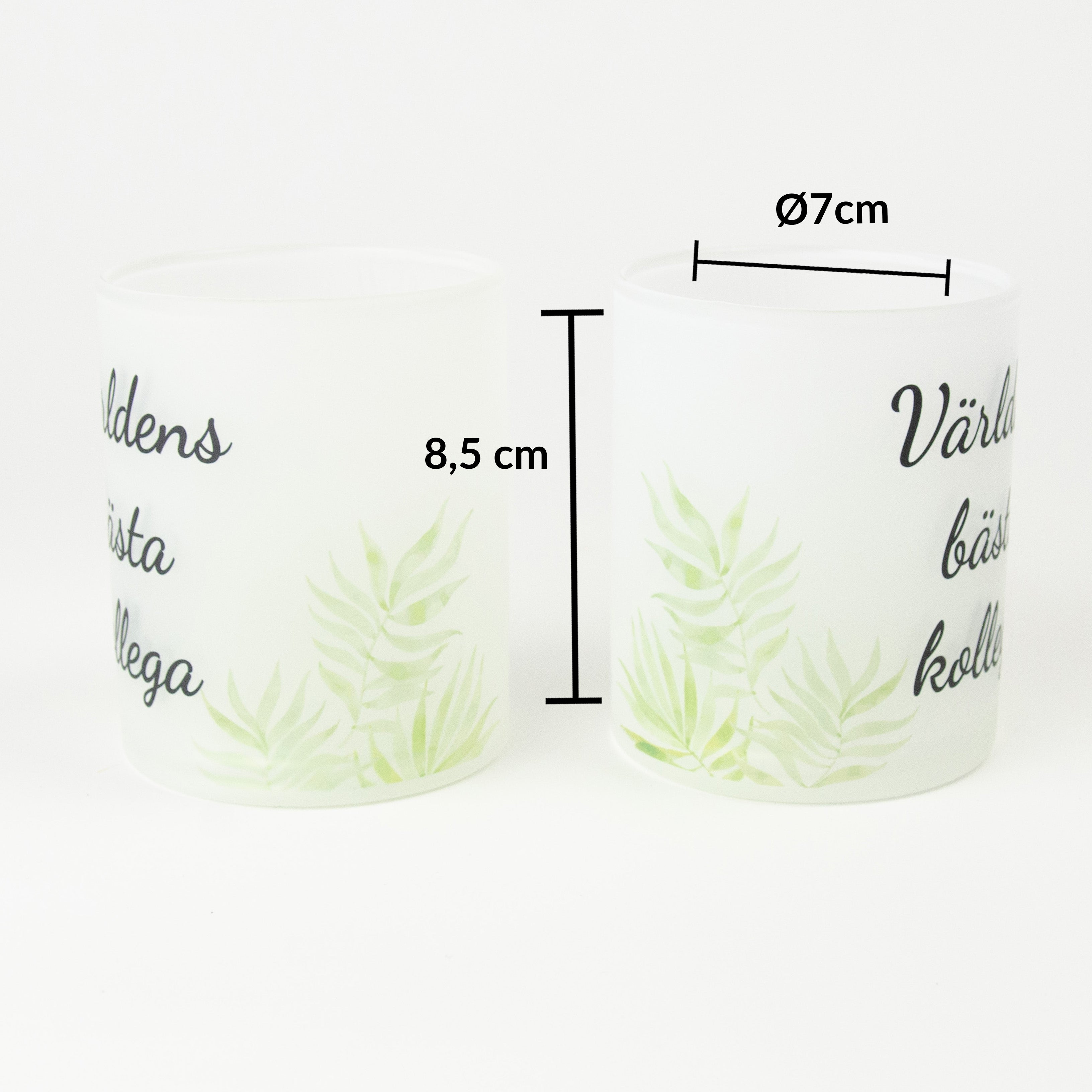 Ljuslykta till kollega  | Världens bästa kollega  | 2-pack