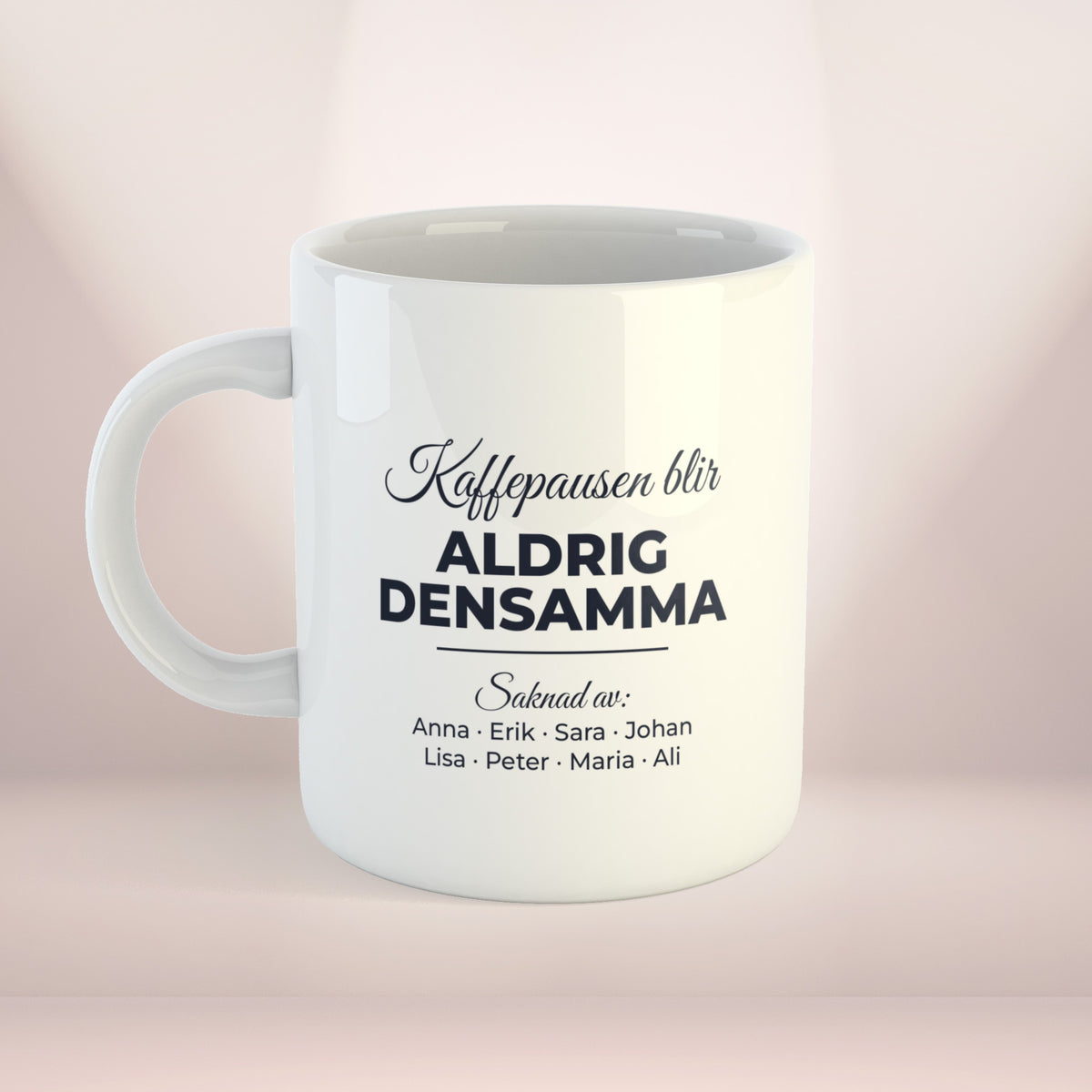 Kaffepausen blir aldrig densamma | Personlig kaffekopp med eget tryck