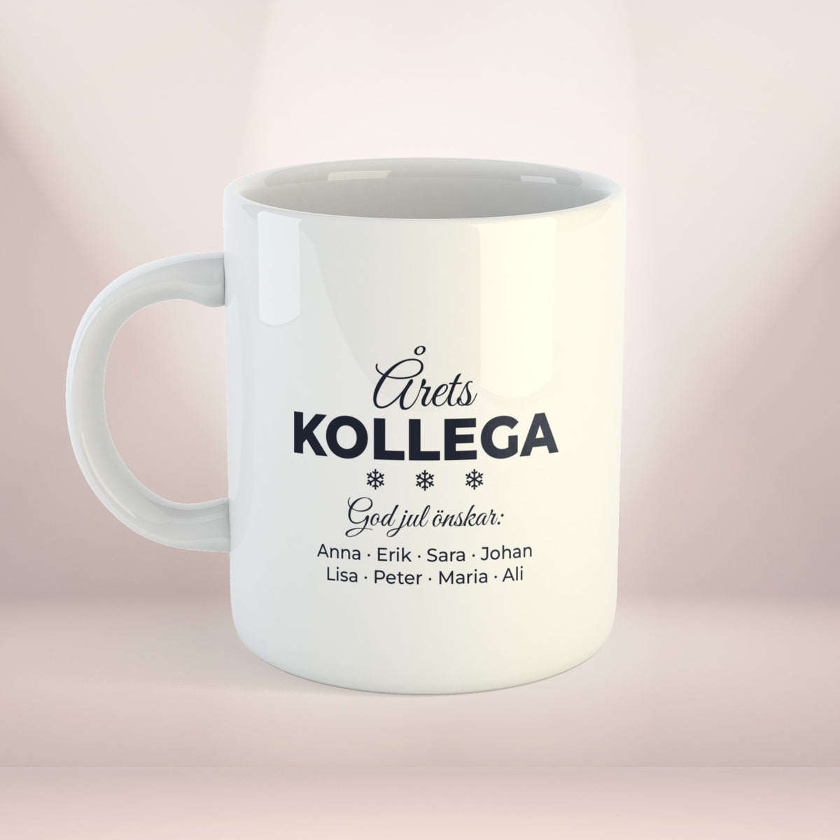 Årets kollega – God jul | Personlig kaffekopp med eget tryck