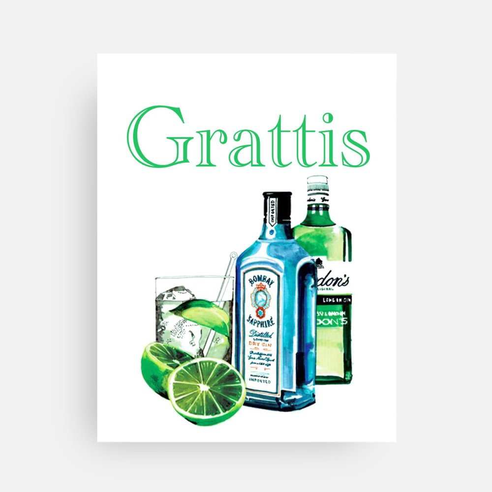 Avtackningskort till kollega | Grattis | 14 x 11 cm