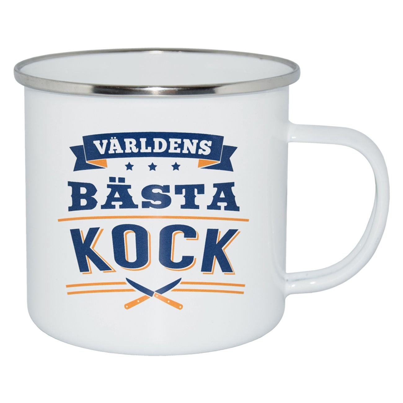 Metall mugg - Världens bästa kock