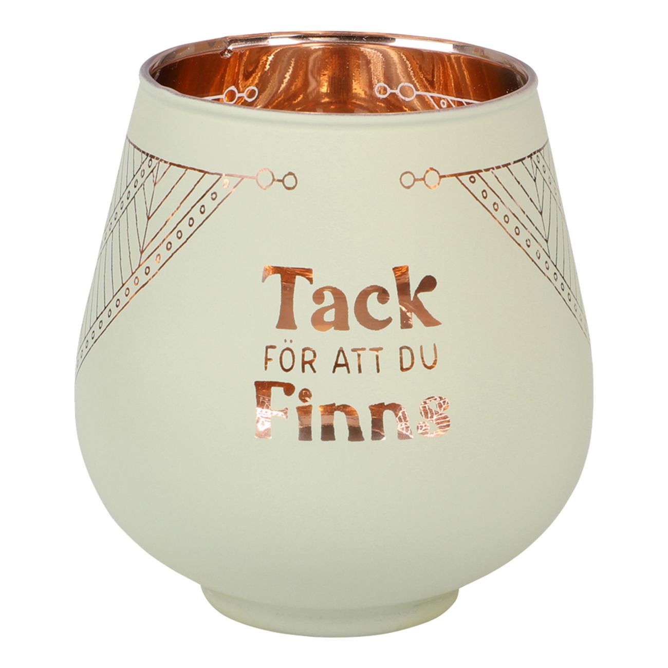 Ljuslykta Spegelglas | Tack för att du finns