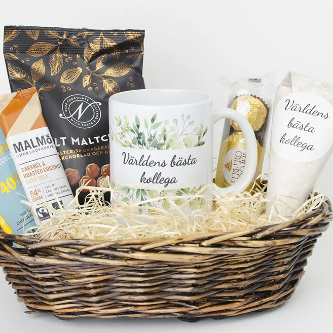 Present till kollega | Världens bästa kollega | Presentkorg |