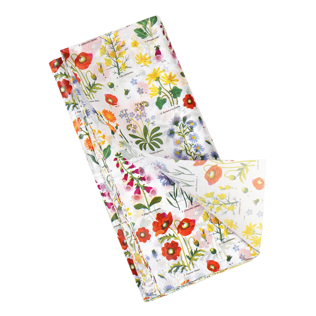 Silkespapper 10-pack Blommor