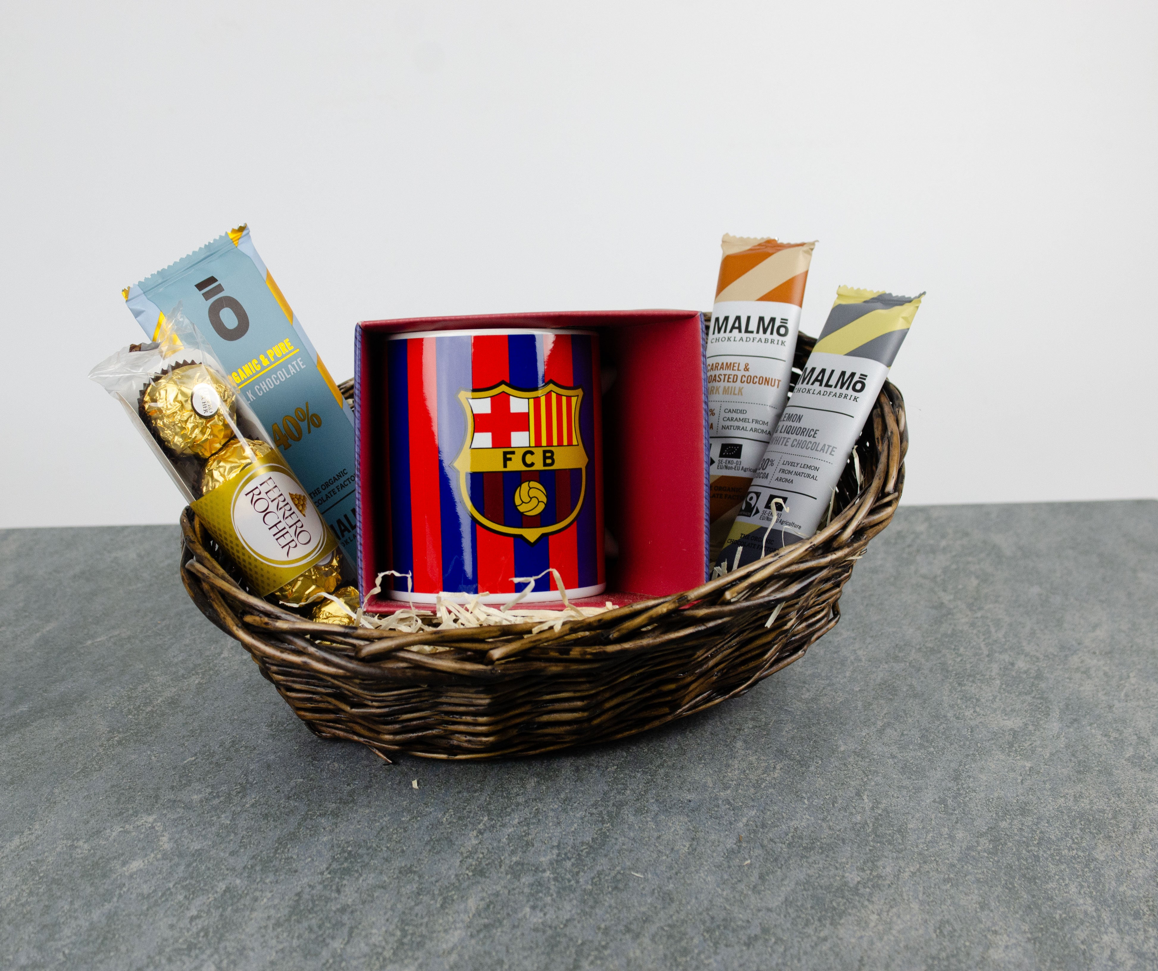 Presentkorg FC Barcelona - Avtackningspresent