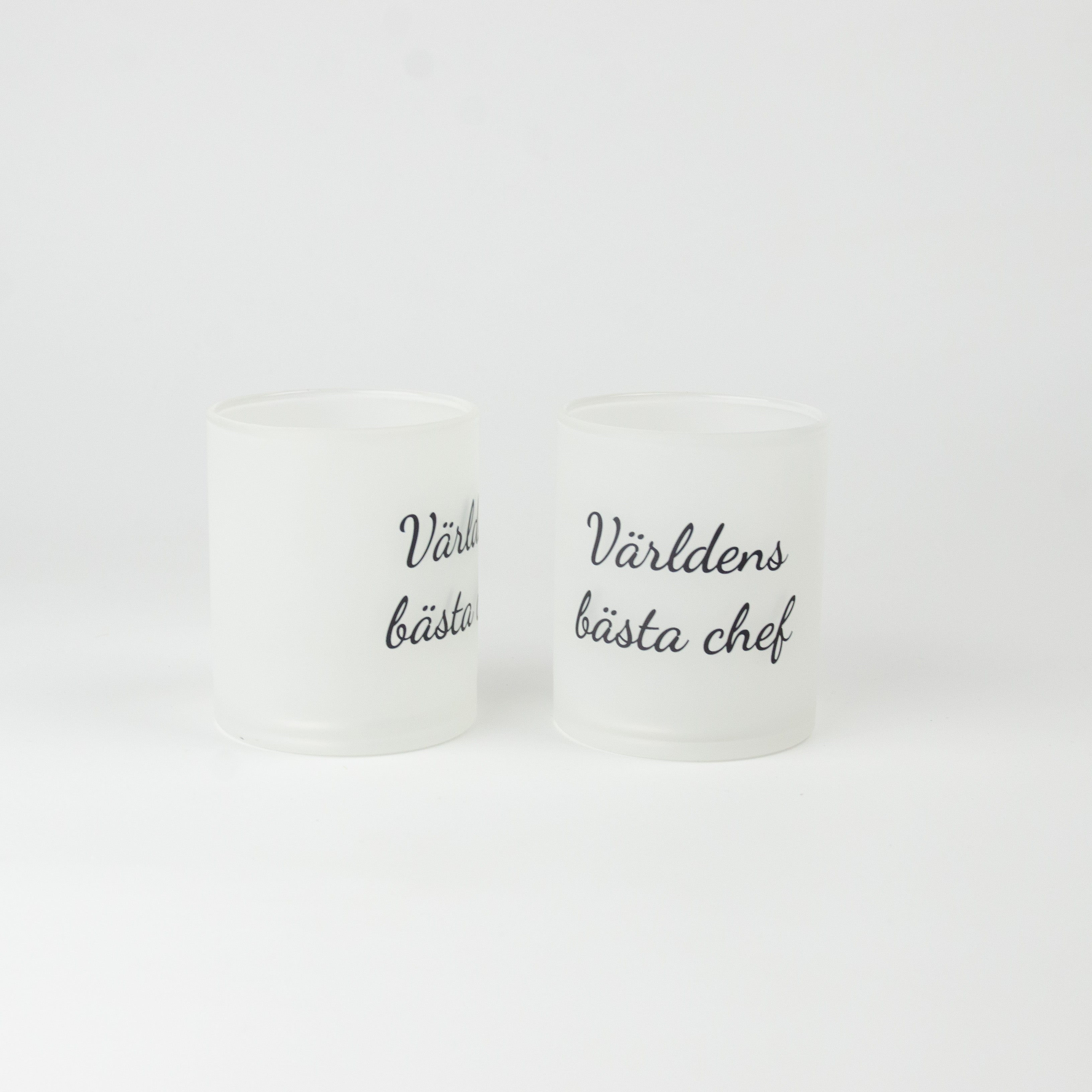 Ljuslykta till chef | Världens bästa chef  | 2-pack
