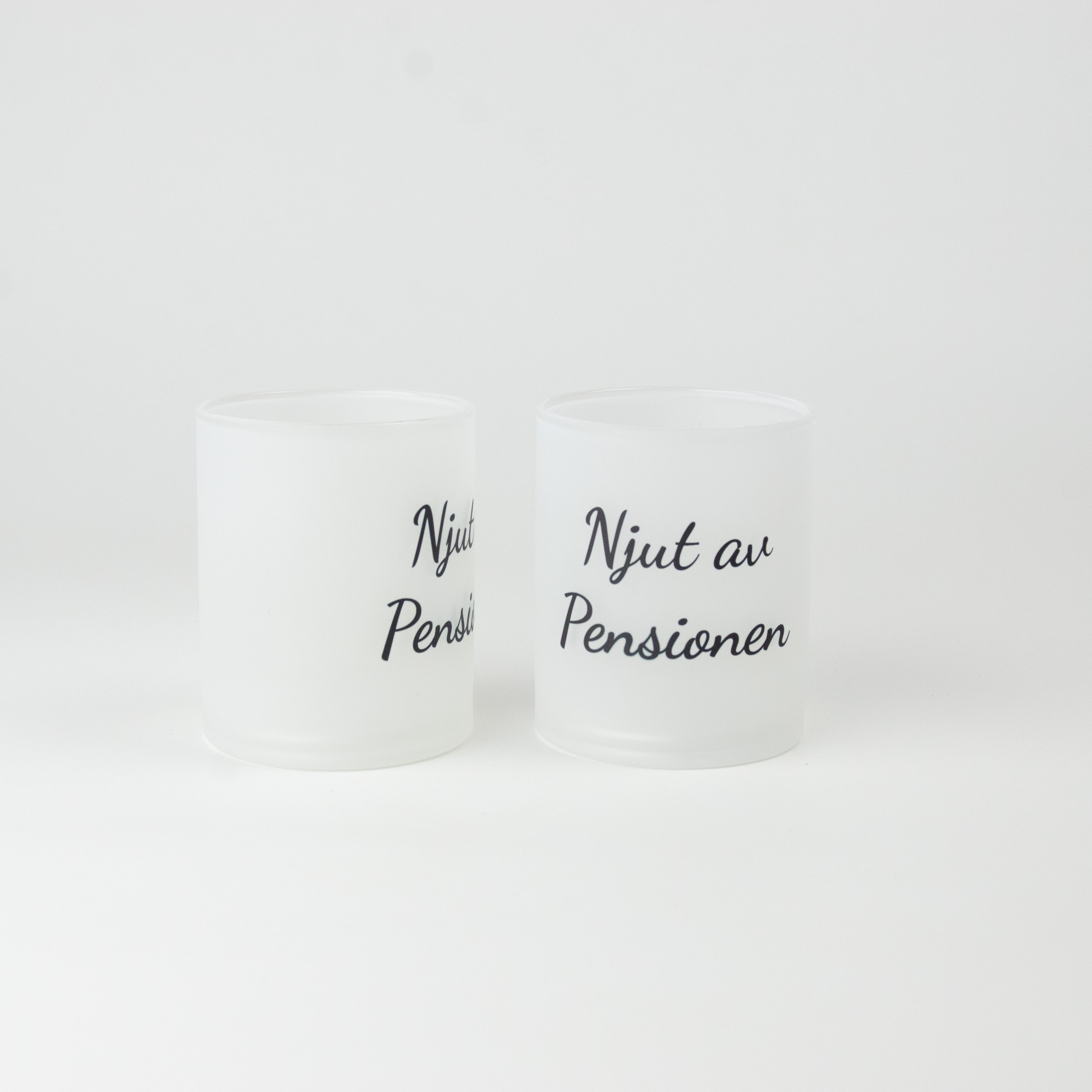 Ljuslykta till pensionär | Njut av pensionen  | 2-pack