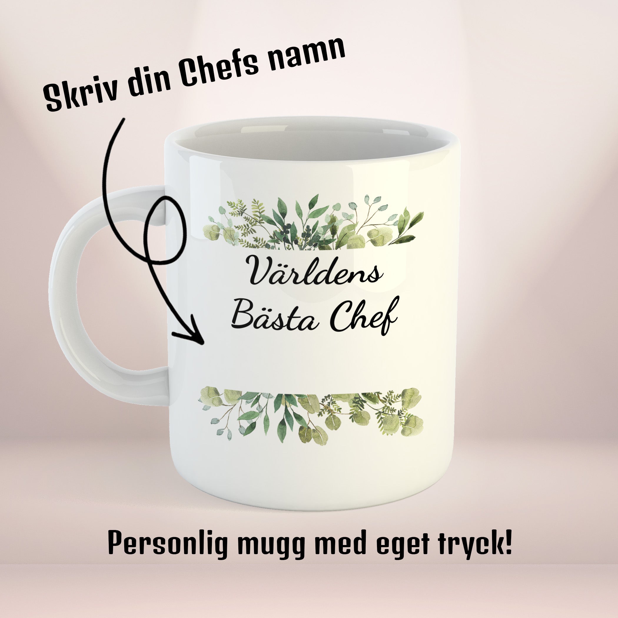 Kaffekopp till chef | Världens bästa chef med eget namn