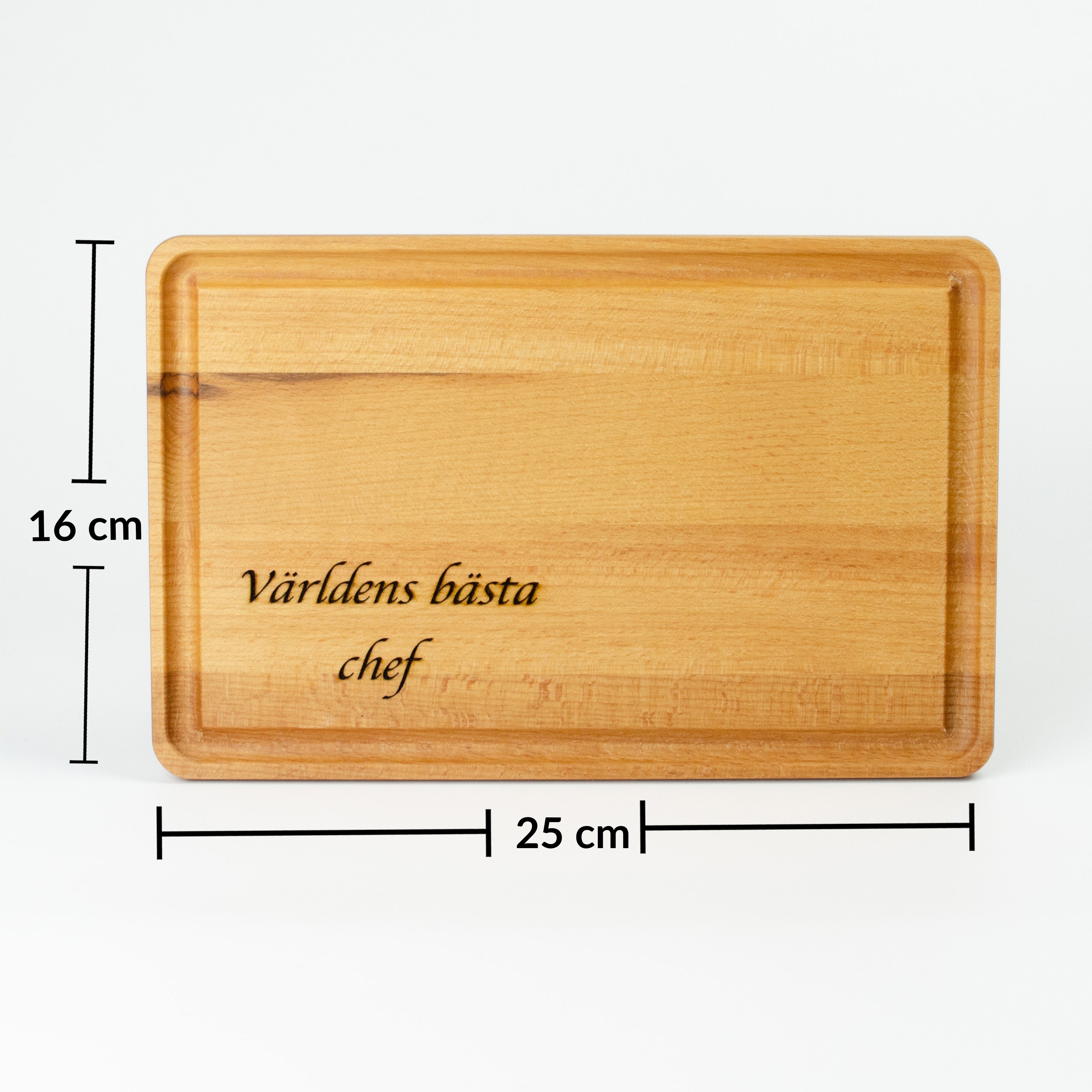 Världens bästa chef | Skärbräda i trä  | Present till chef