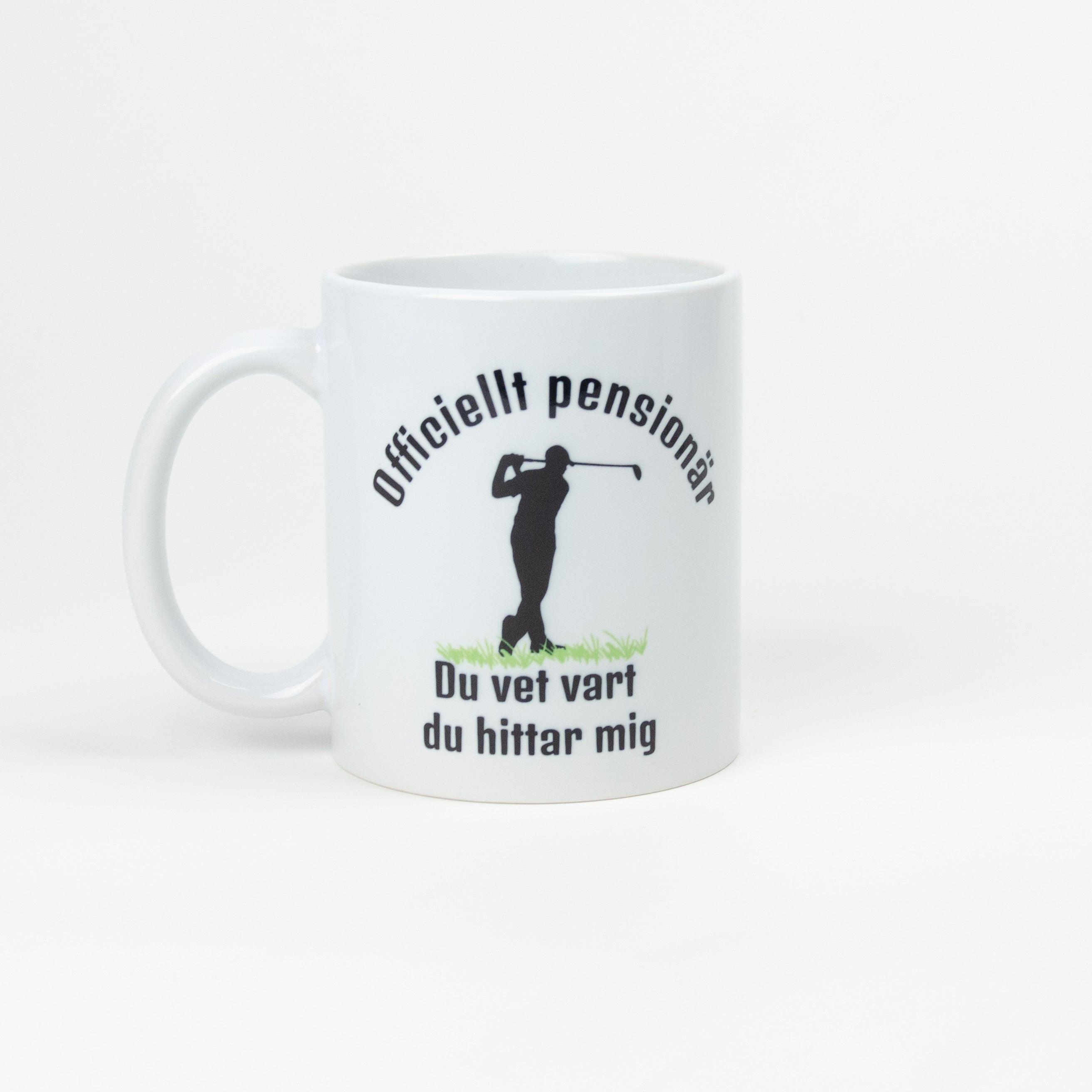 Kaffekopp till pensionär | Golf kaffekopp
