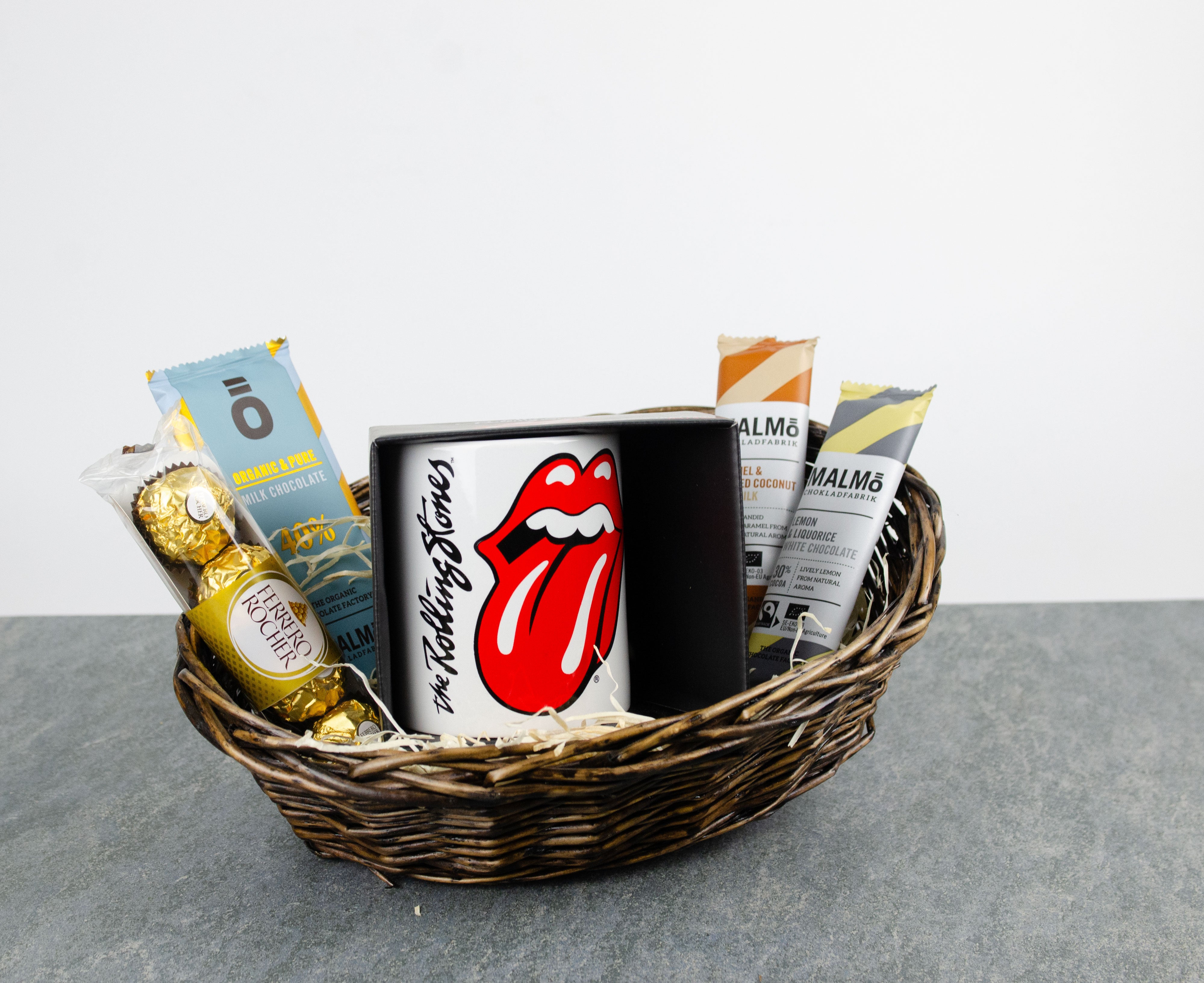 Presentkorg Rolling stones - Avtackningspresent