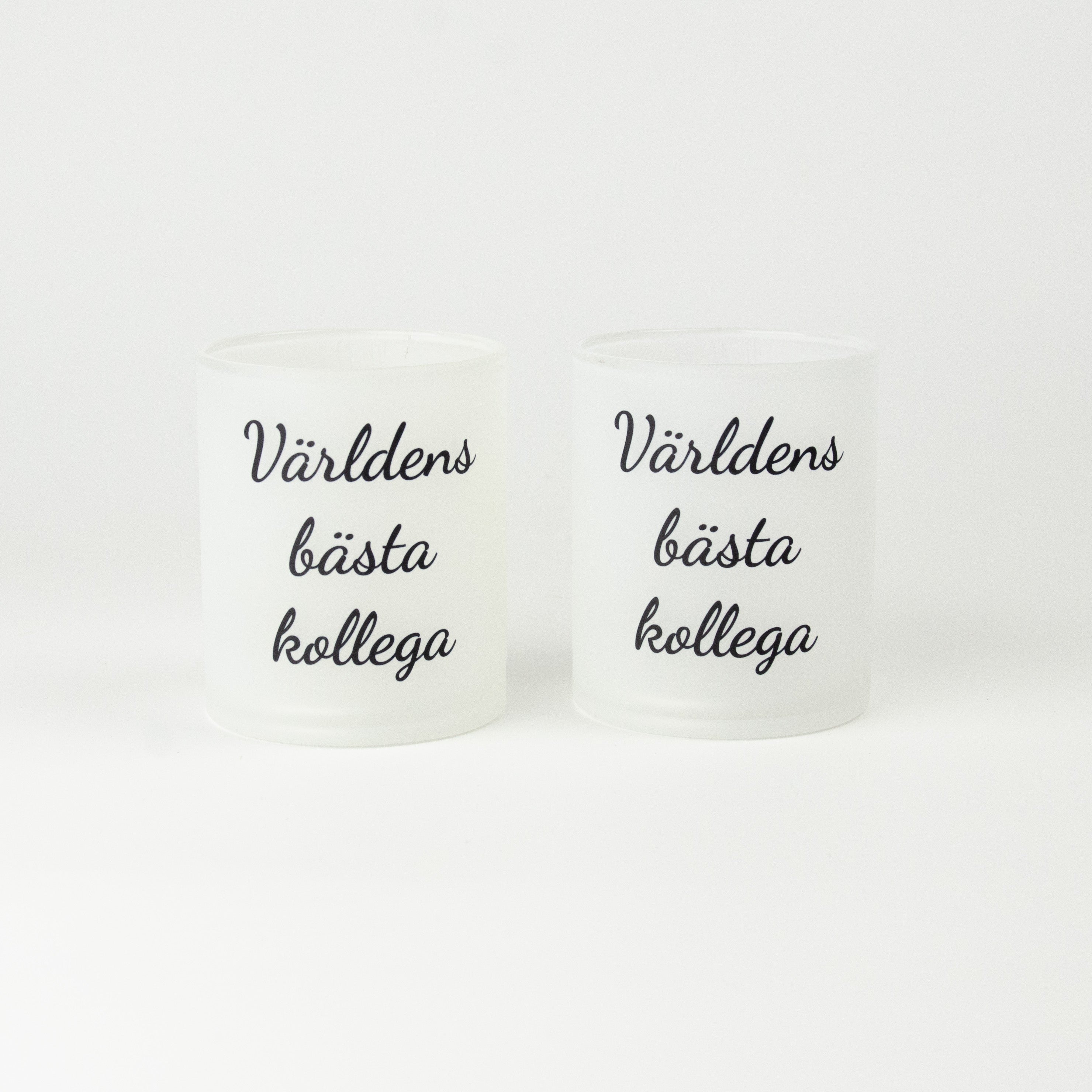 Ljuslykta till kollega  | Världens bästa kollega  | 2-pack