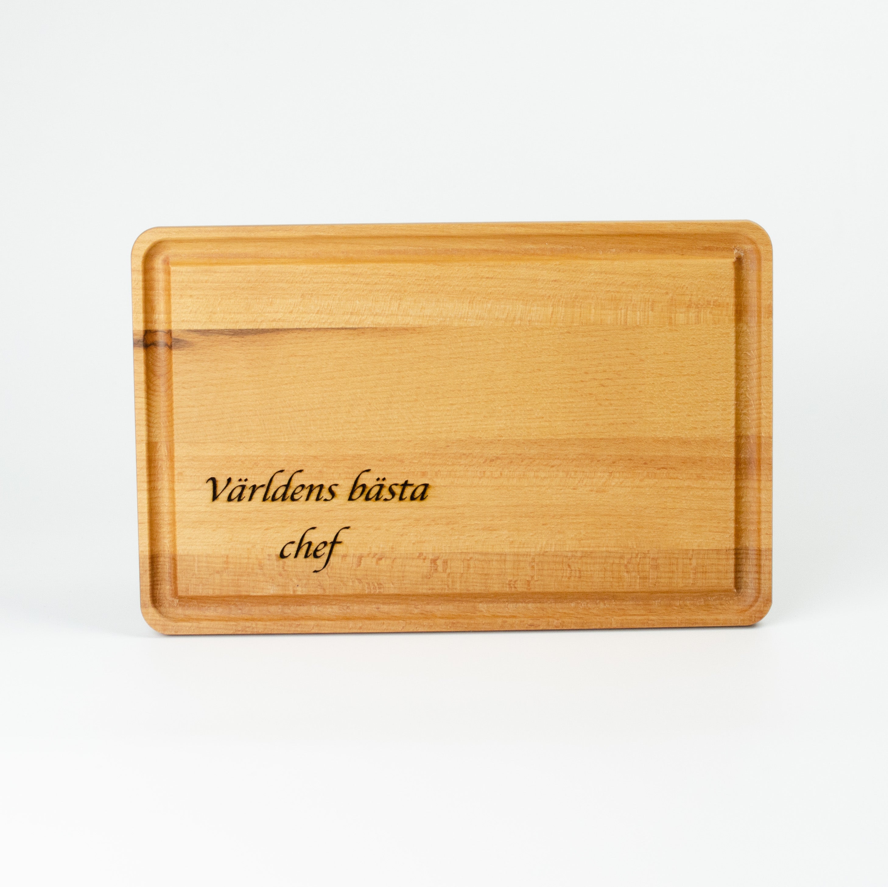 Världens bästa chef | Skärbräda i trä  | Present till chef