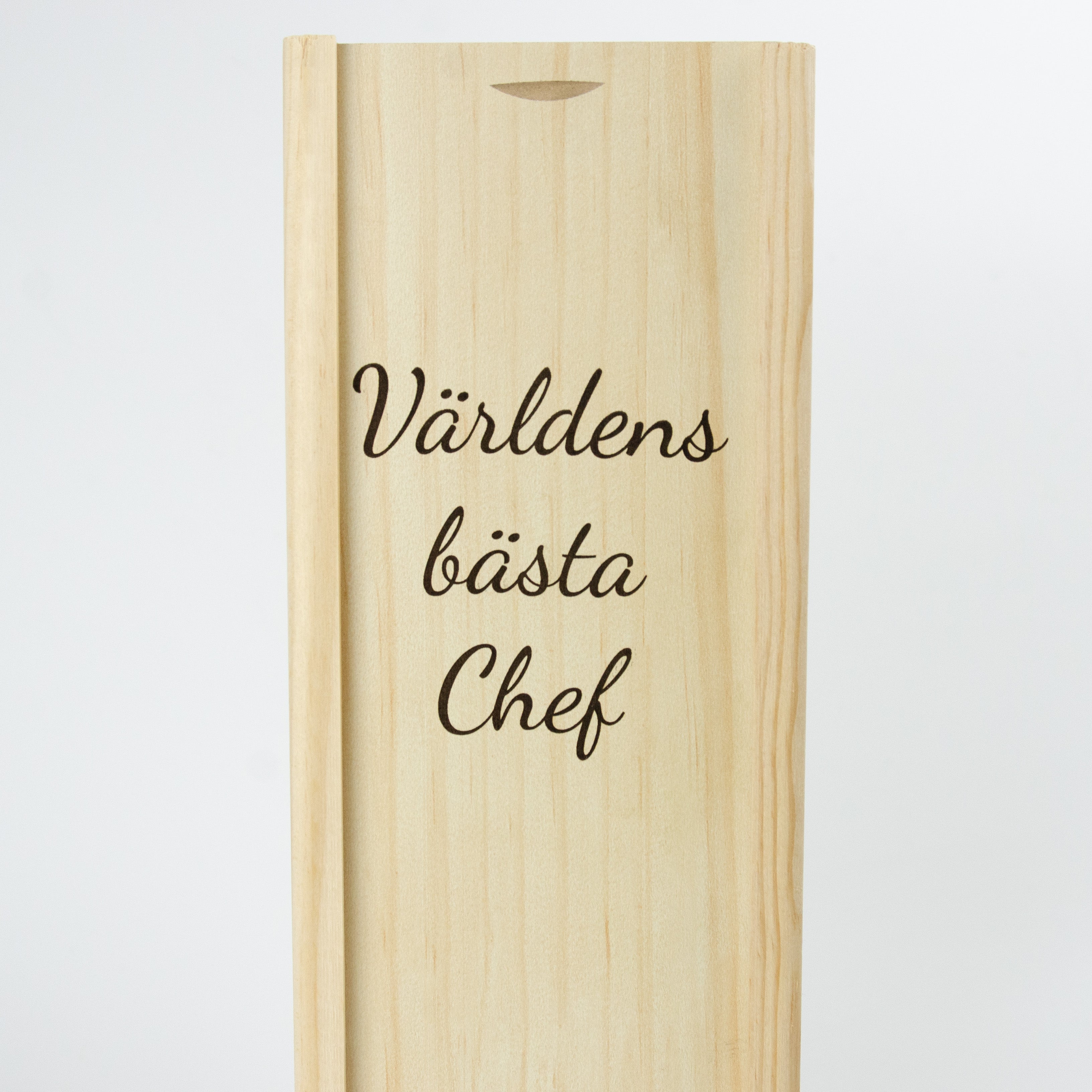 Present till chefen  | Vinlåda i trä | Världens bästa chef