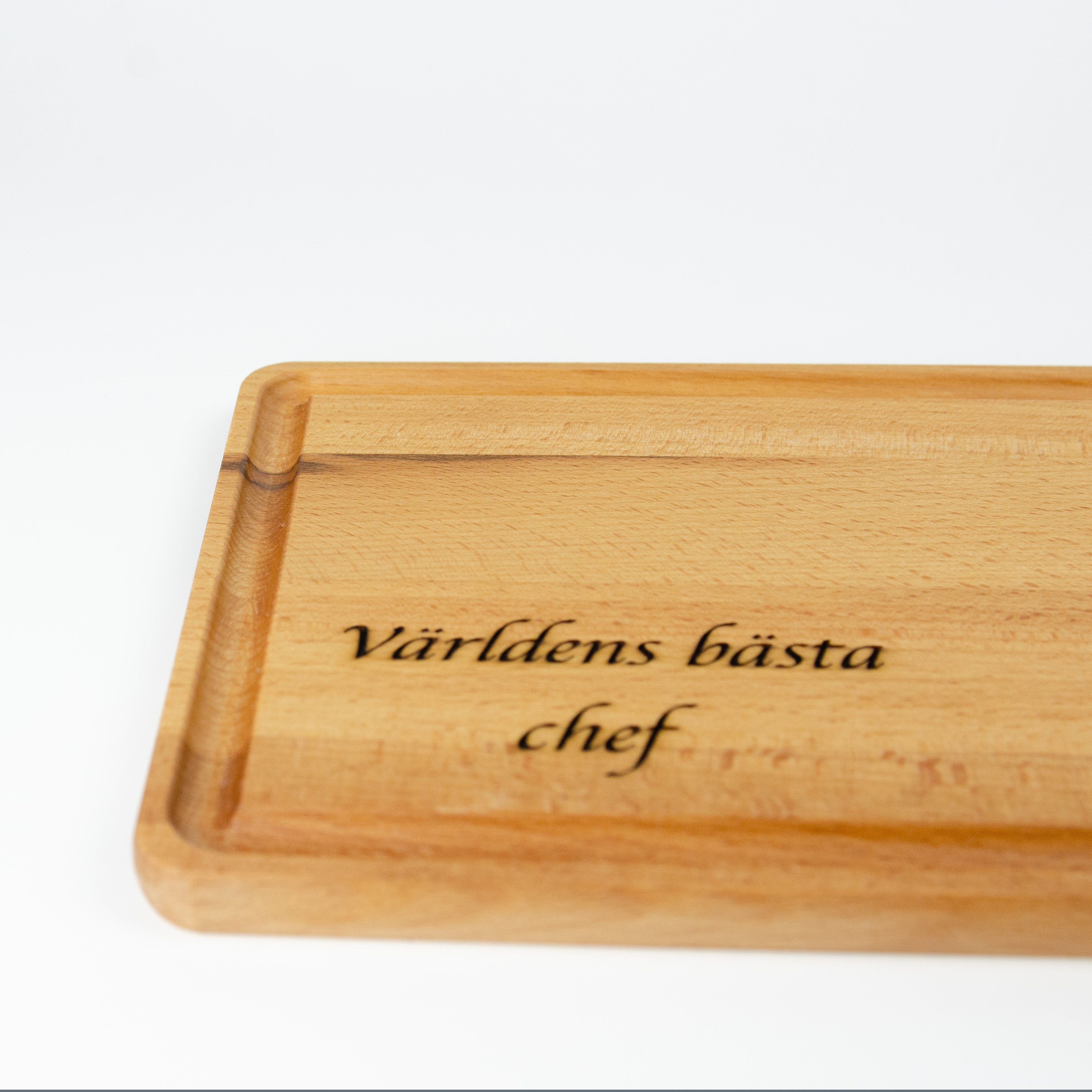 Världens bästa chef | Skärbräda i trä  | Present till chef