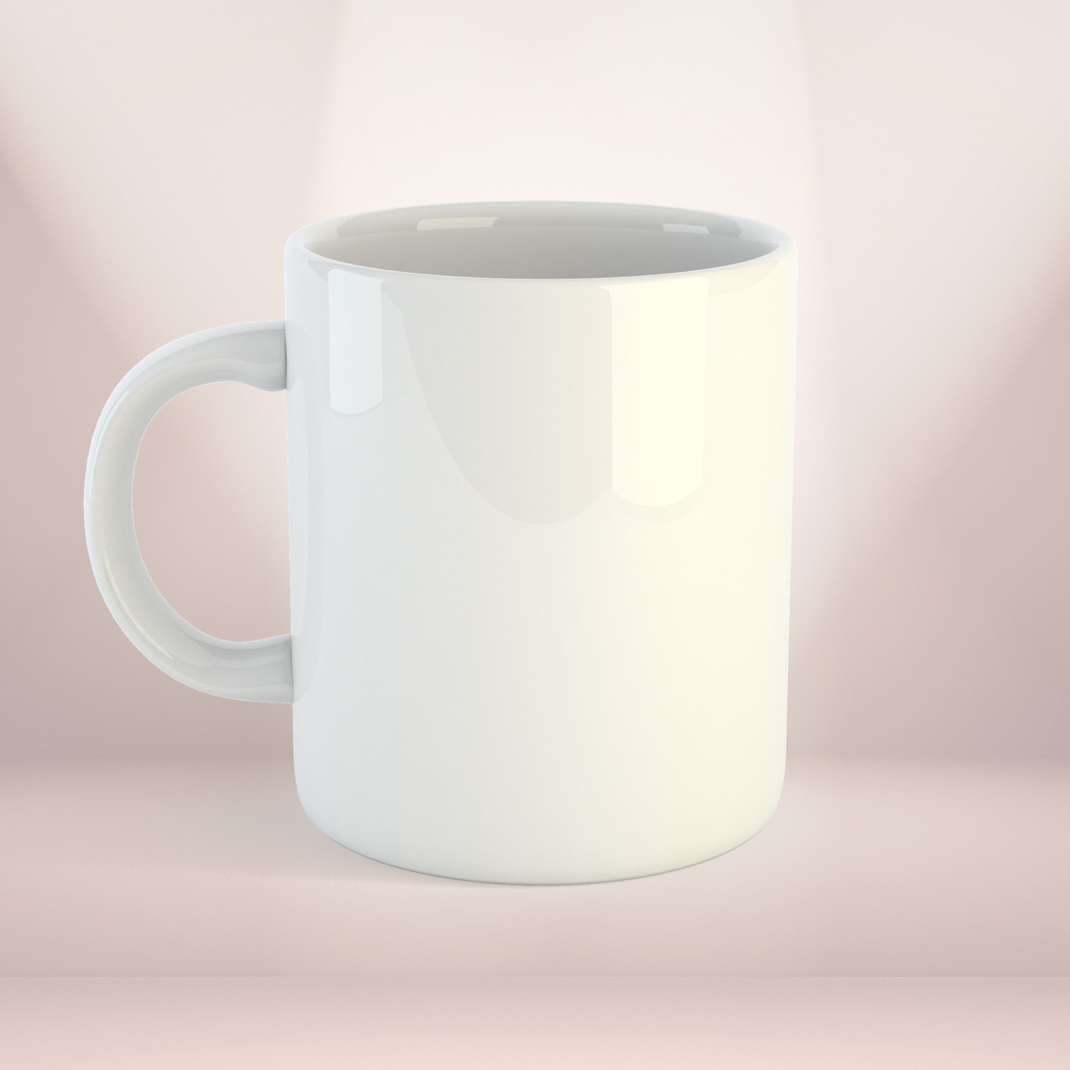 Blommig bokstav |  Personlig mugg med eget tryck