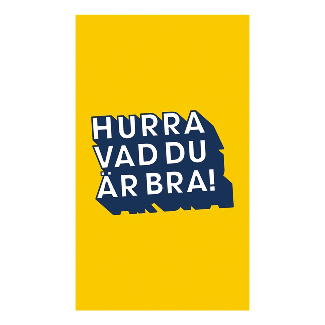 Kort till avtackning kollega "kort Hurra Vad Du Är Bra " 10x17 cm