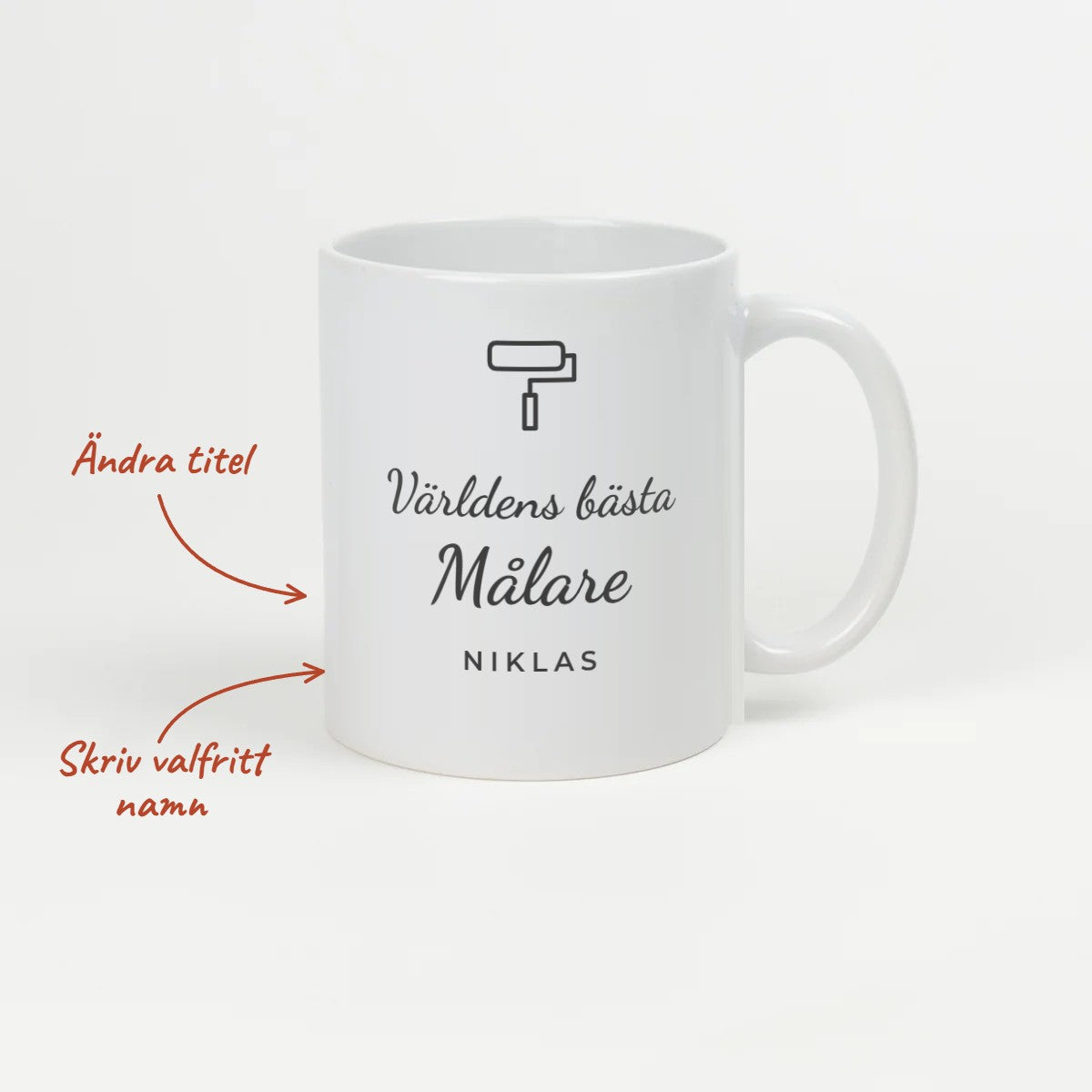 Kaffekopp Världens bästa målare med namn